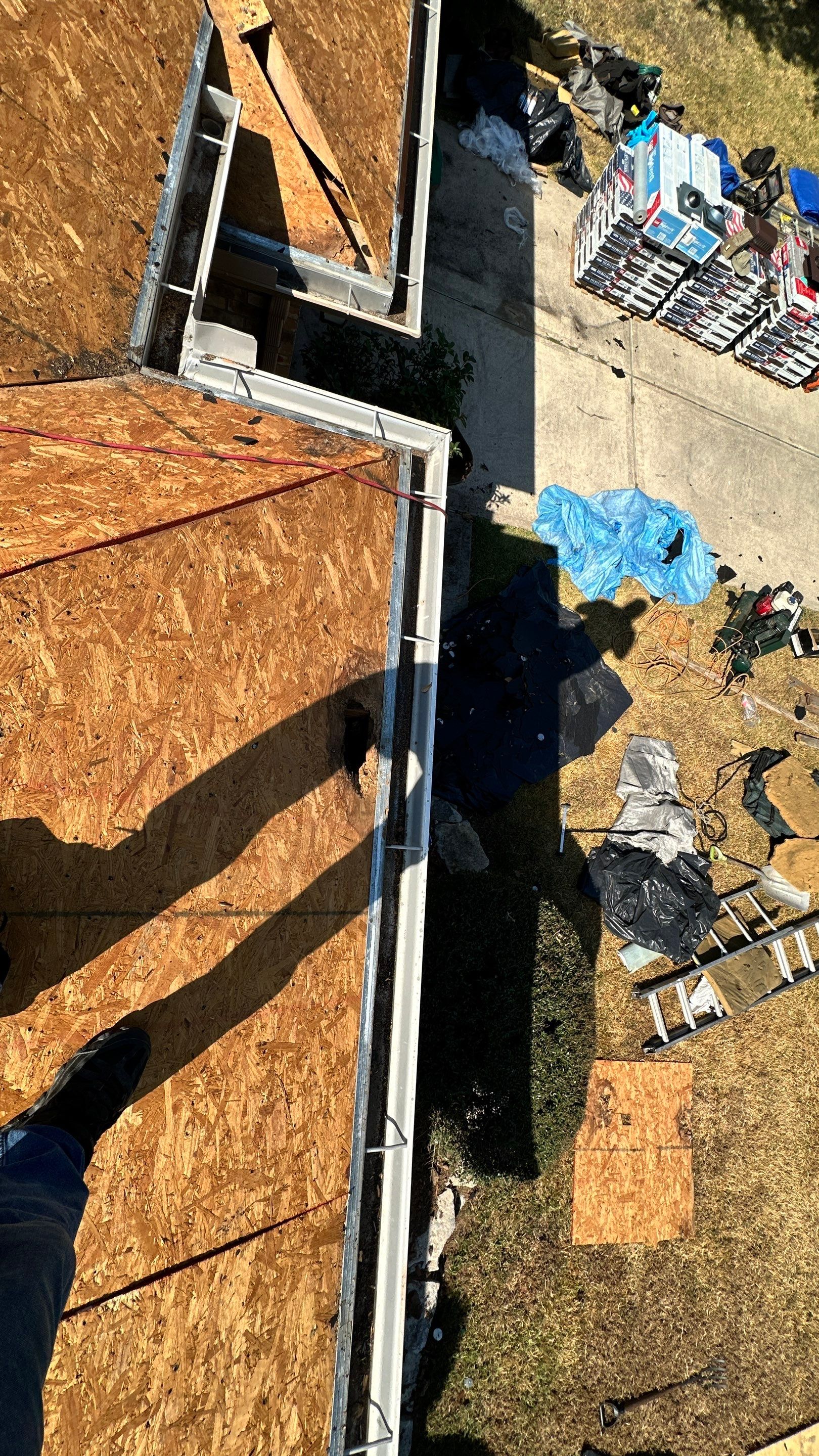 Golden-Tan Roof Replacement — Spring, TX by PL Roofing & SB Roofing, LLC.