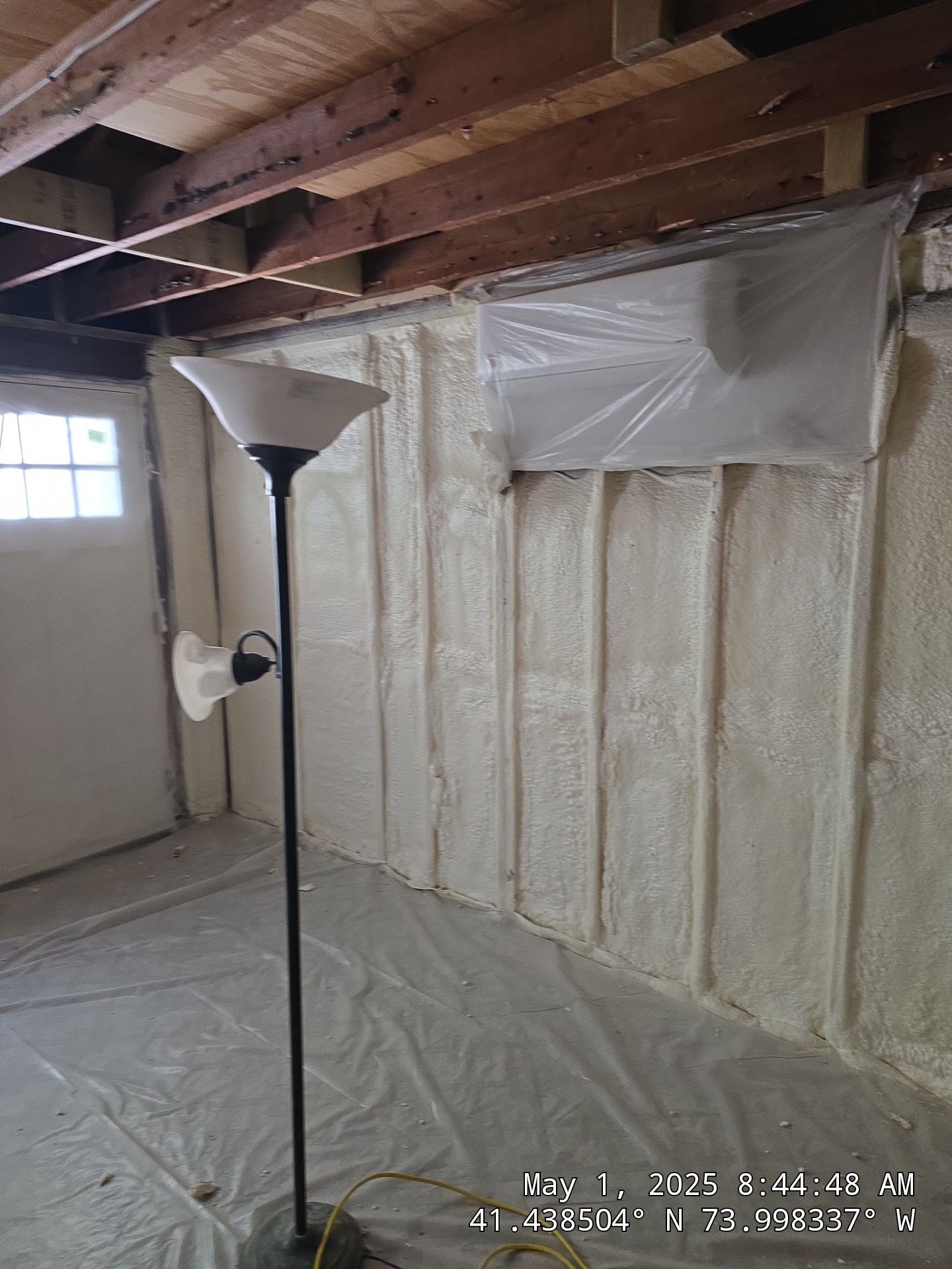 Attic Insulation using open cell spray foam by NYS Foam & Energy