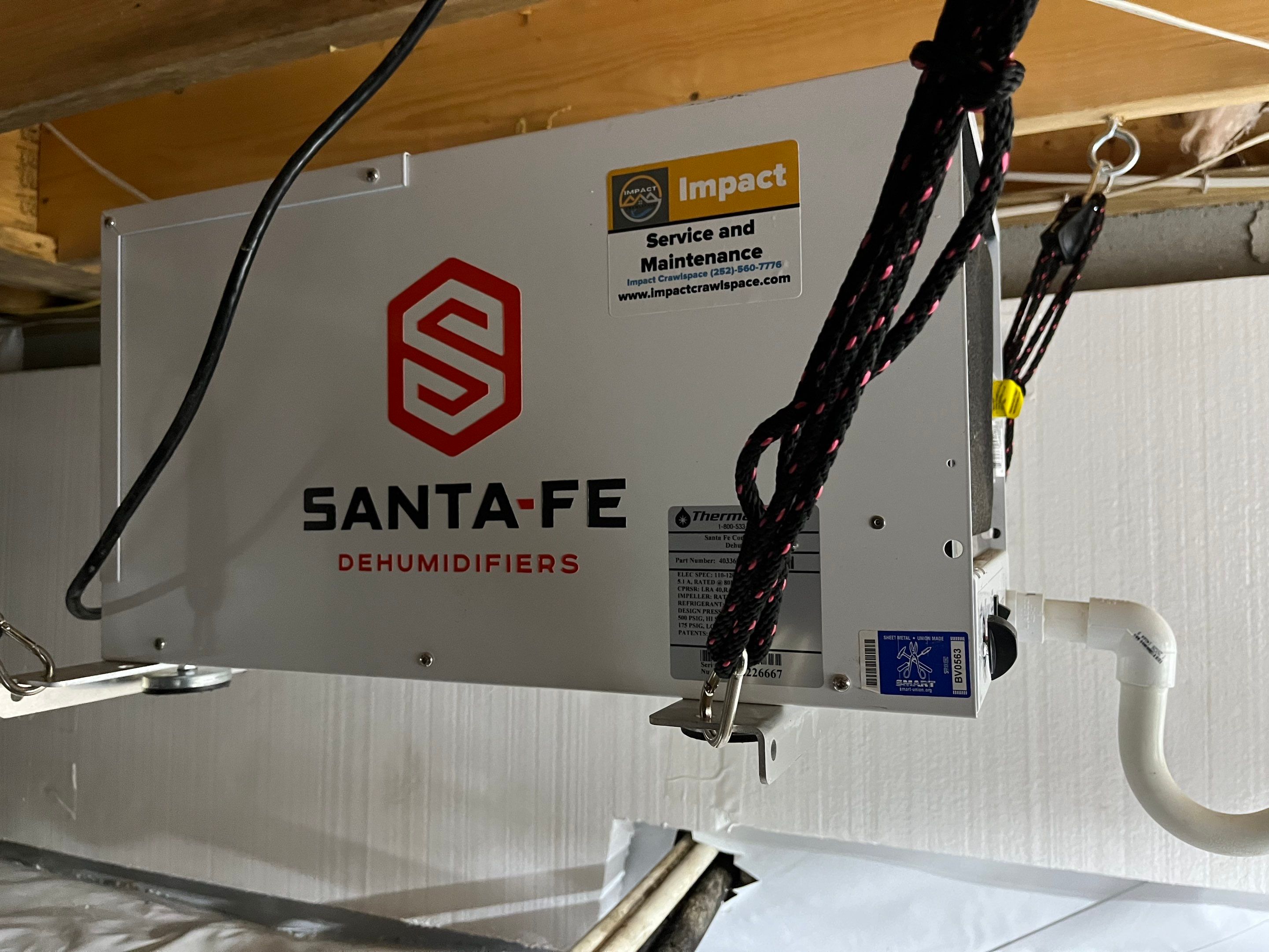 Premium Encapsulation with Bora-Foam using Bora-Foam Insulation by Impact Crawlspace