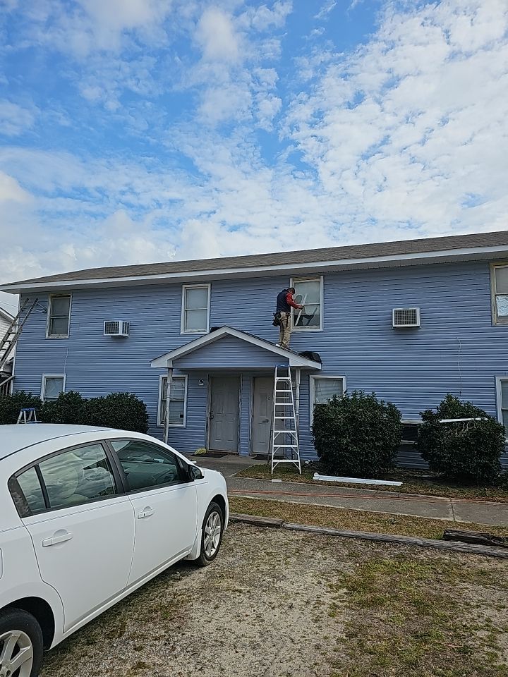 Interior and exterior renovation using Royal Building Products  by Indigo State Roofing