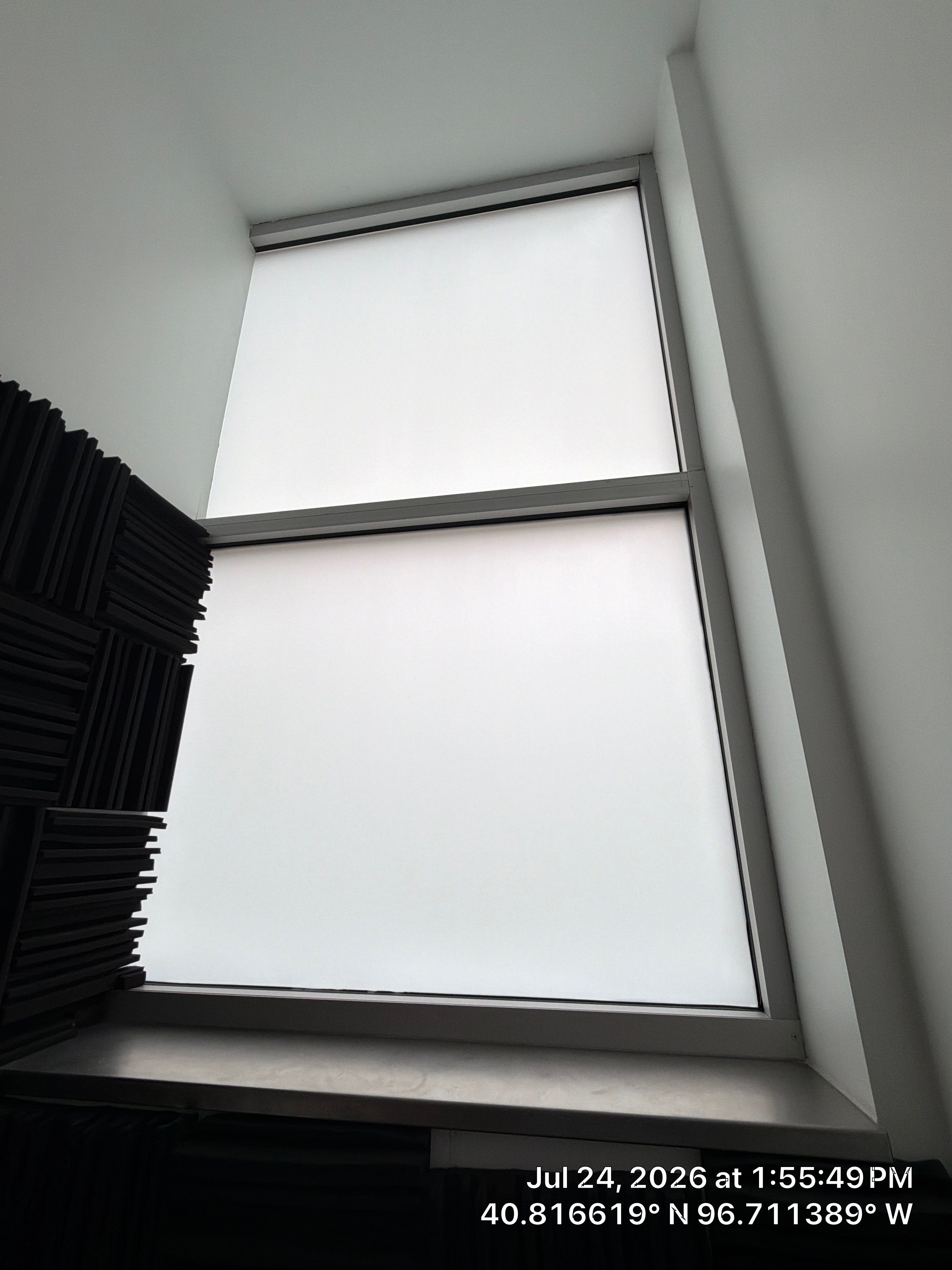 Lincoln Office Space Upgrade with Acoustic Treatments and Interior Glass Signage by CompanyCam Sales Demo