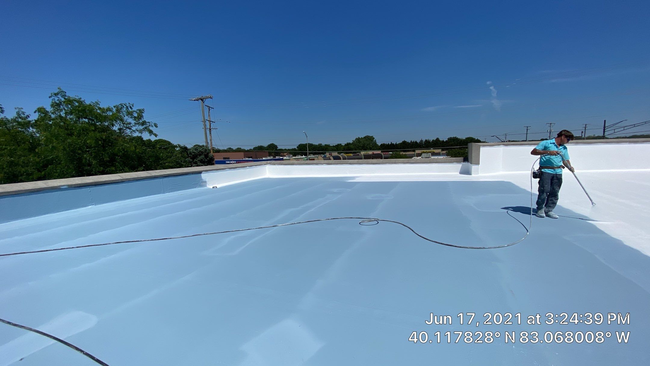 Fabric Reinforced Roof Coating by Gold Star Roofing LLC 