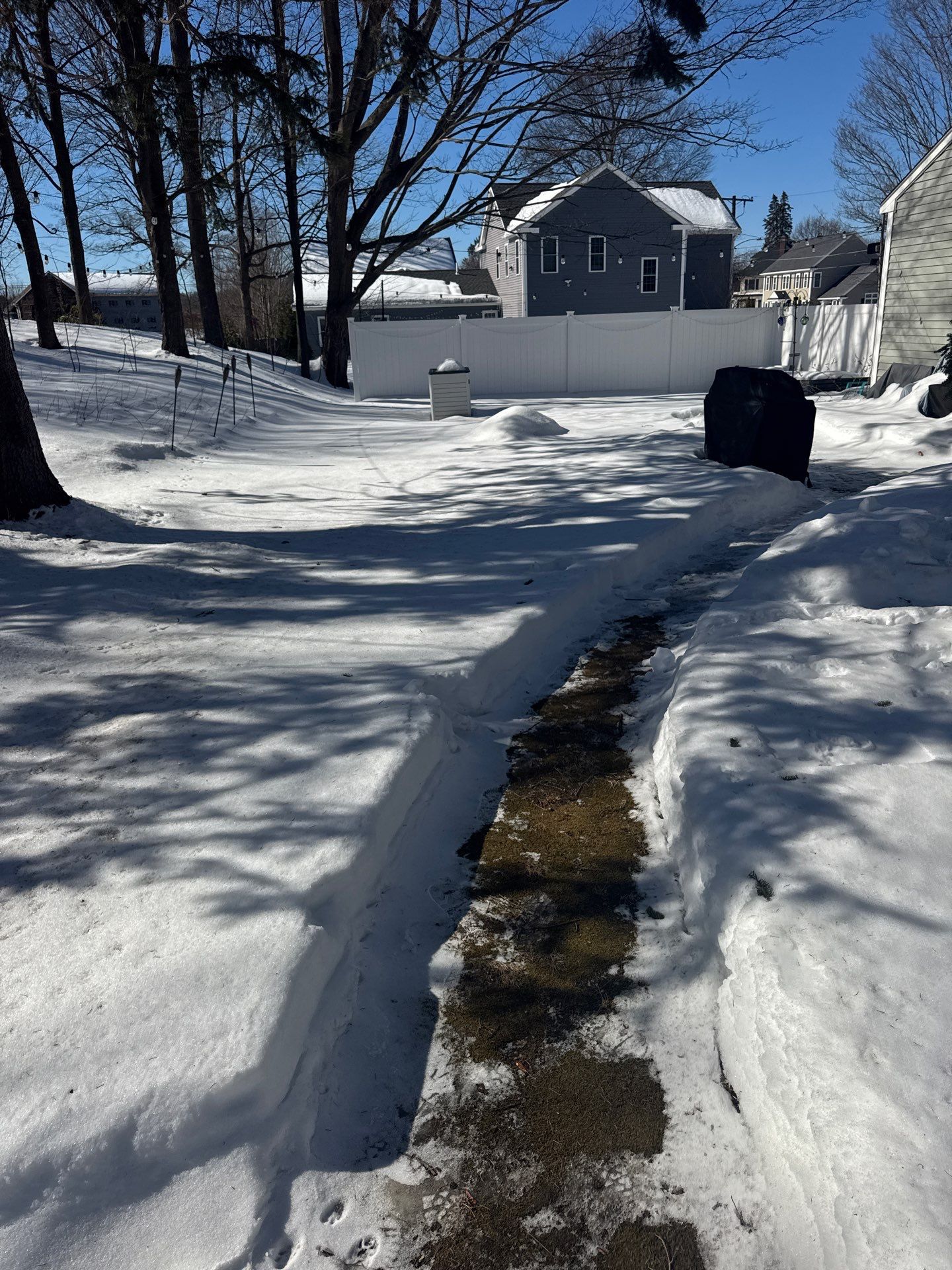 Snow/Ice Belt & Ice Dam Removal Project in Woburn by Mighty Dog Roofing of Greater Middlesex County