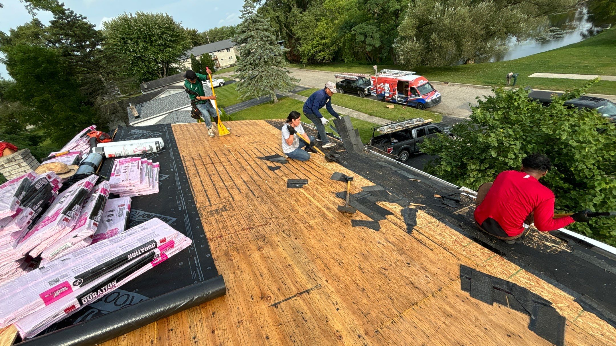 Roof Replacement using Owens Corning Duration by 180 Contractors