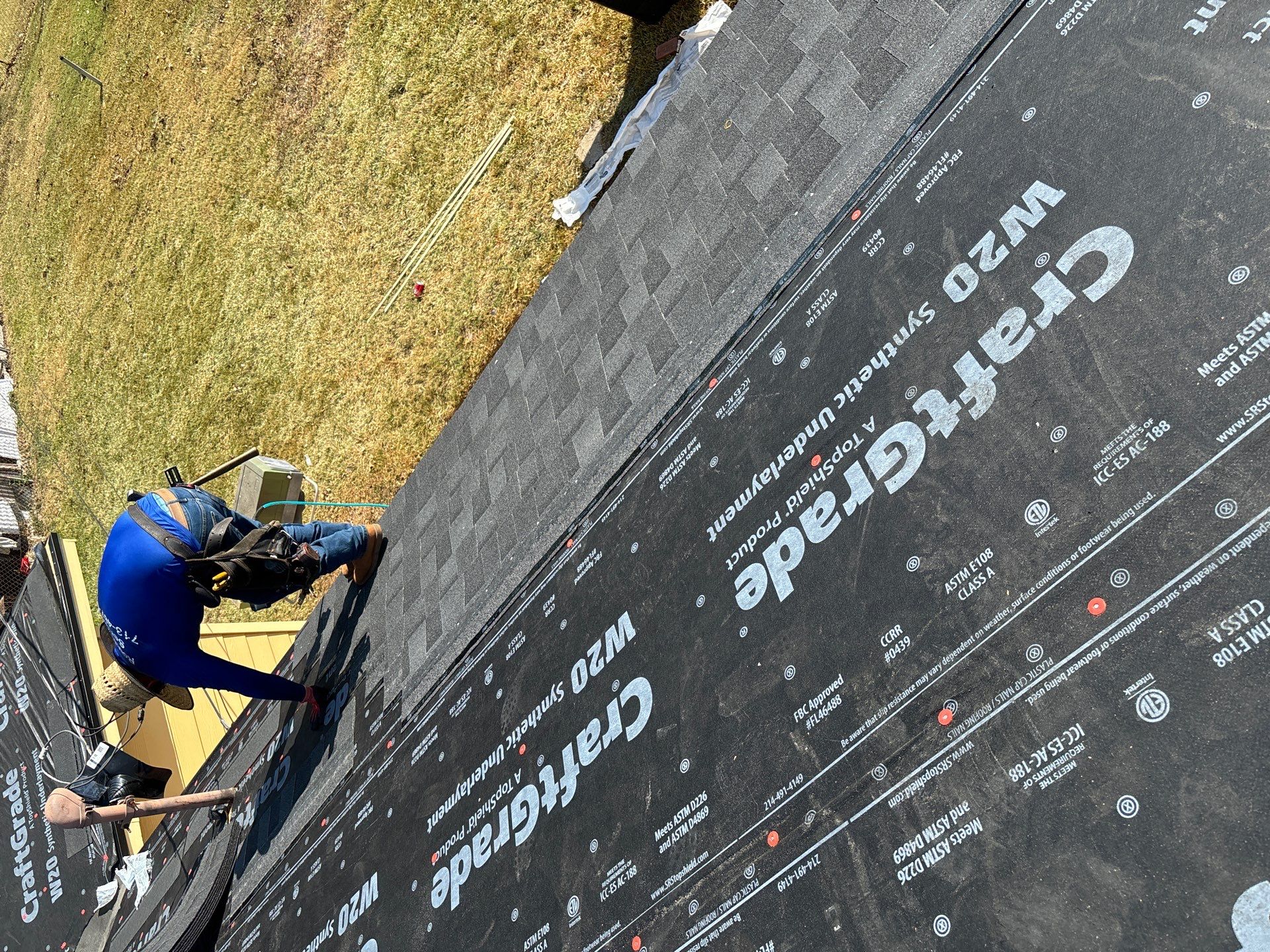 Residential Roofing Installation using Owen's Corning Duration (Lifetime) Shingles by Roof Repair Company