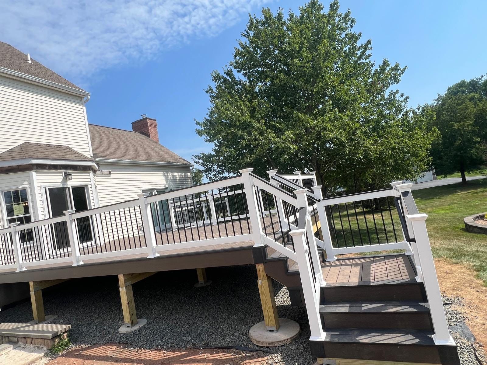 New Deck  in Readington Township by deck guardian