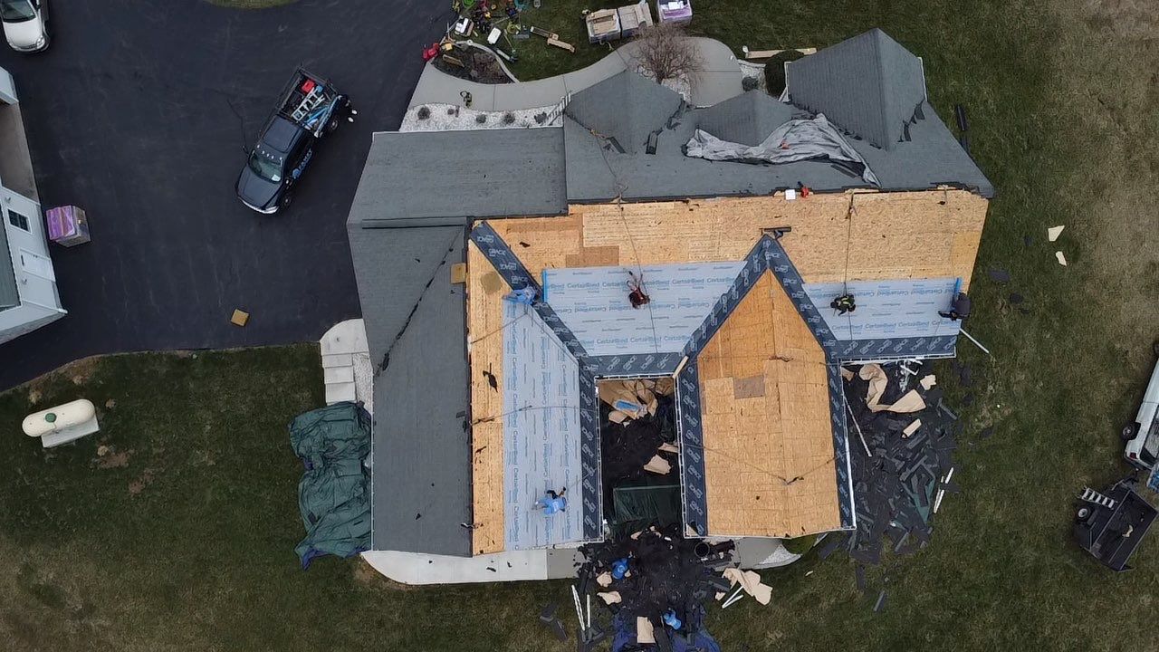 Residential Roofing Installation using Certainteed Landmark Pro Shingles by Fahey Roofing + Contracting