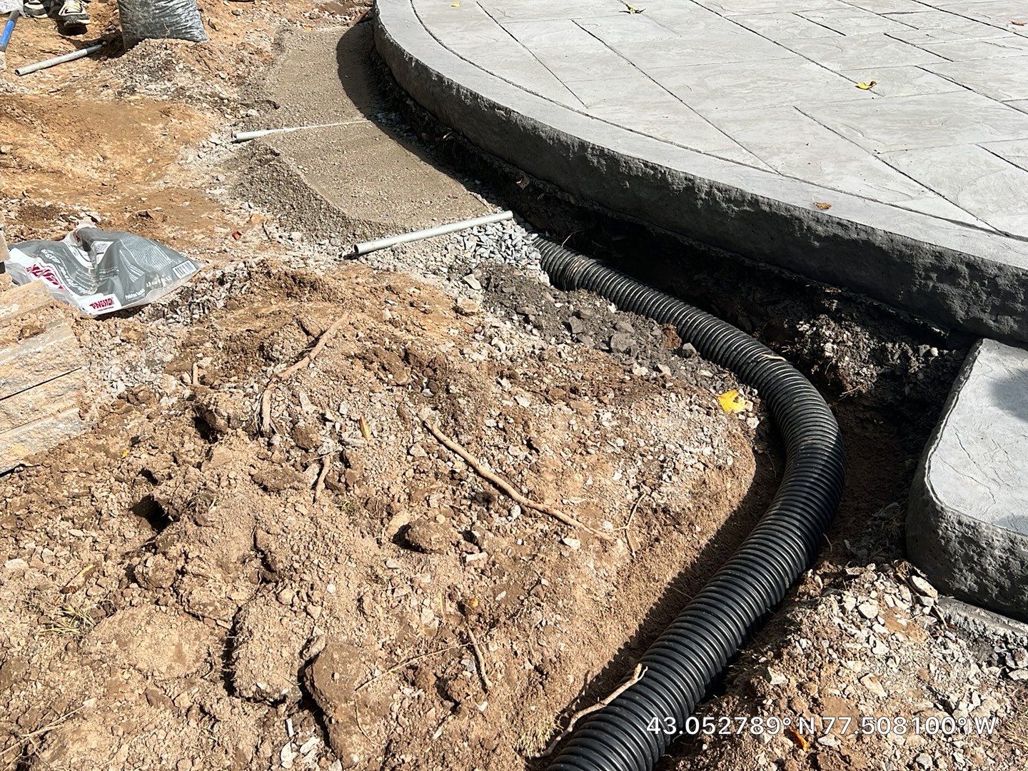 Majestic Ashlar stamped concrete patio by NG Masonry & Construction LLC