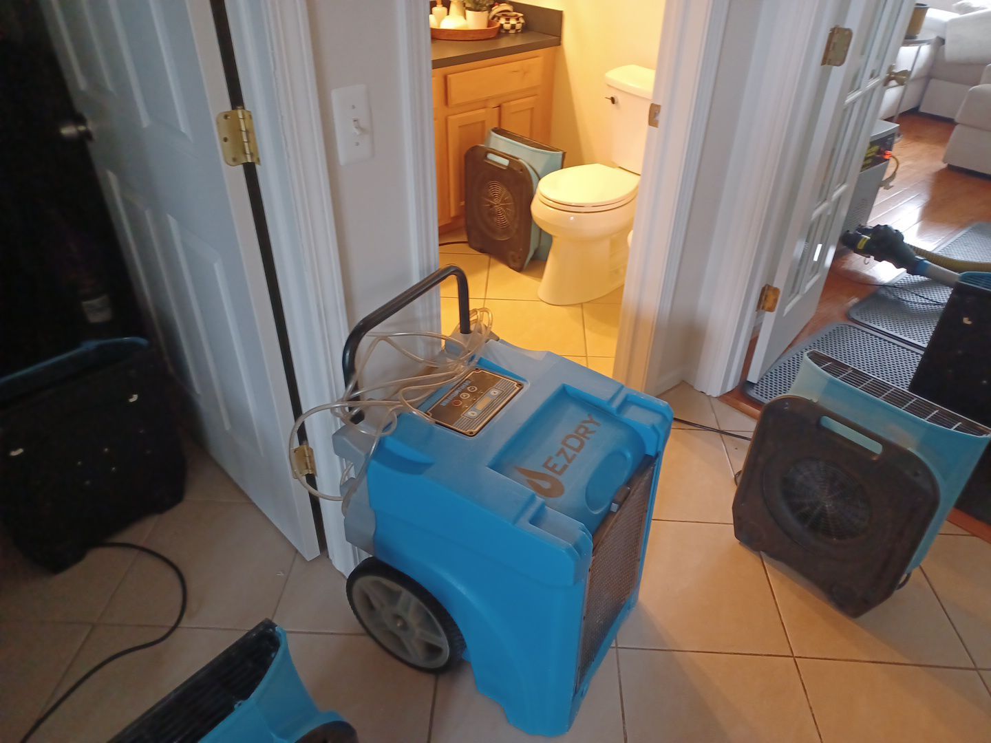 Project in West Bloomfield by EzDry Water Mitigation & Property Restoration