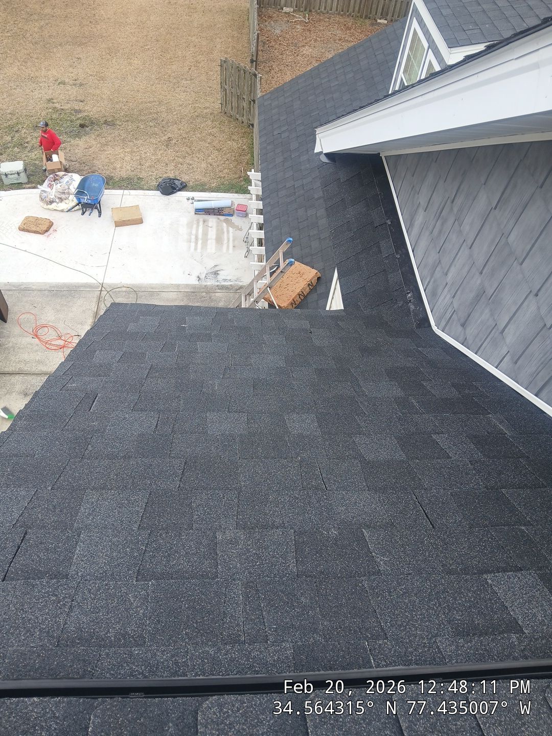 Sneads Ferry FORTIFIED Roof Replacement with Charcoal Black Landmark Shingles by RGR Construction and Roofing, LLC