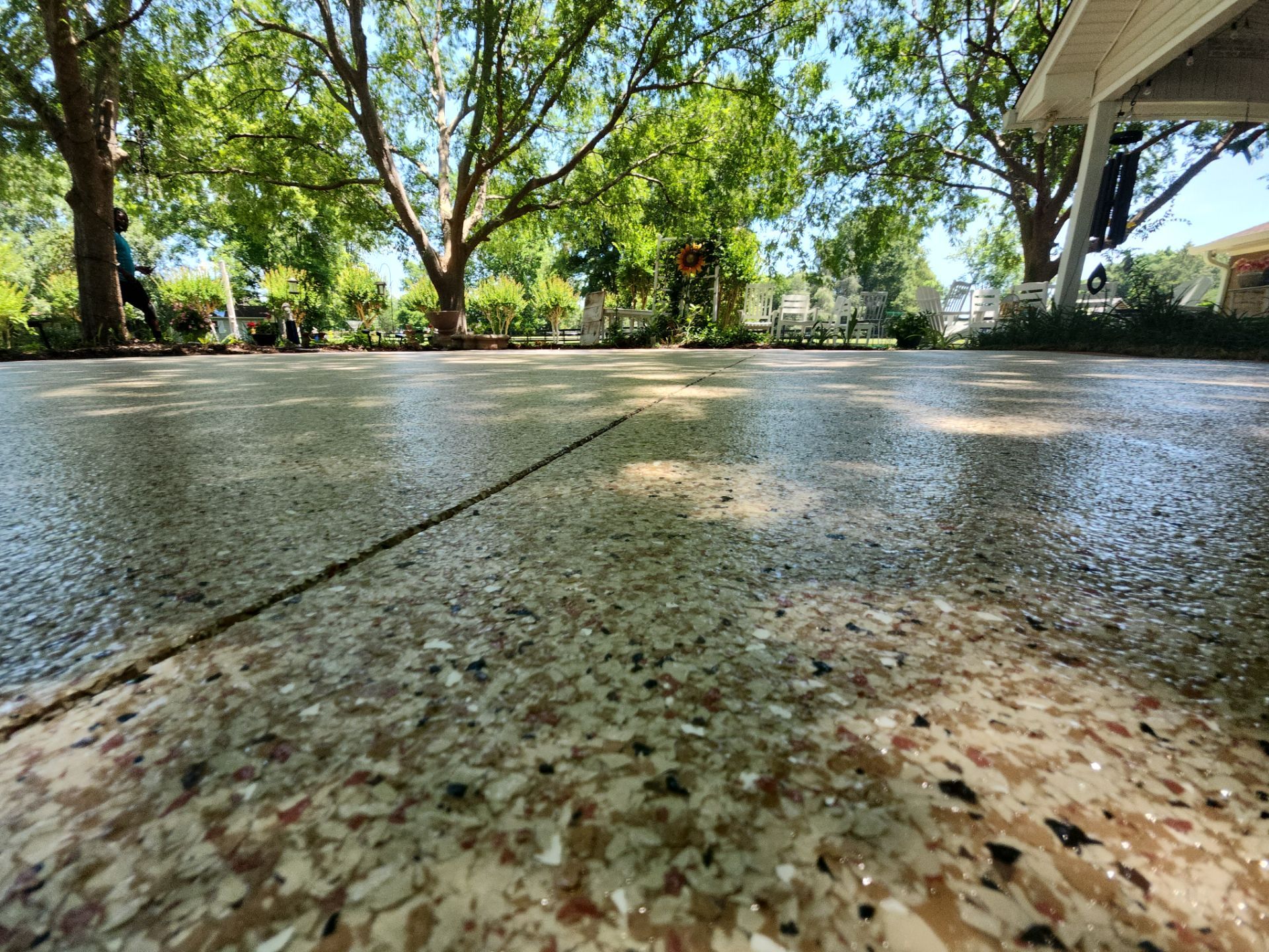 Patio Oasis by Deese Elite Concrete Coatings