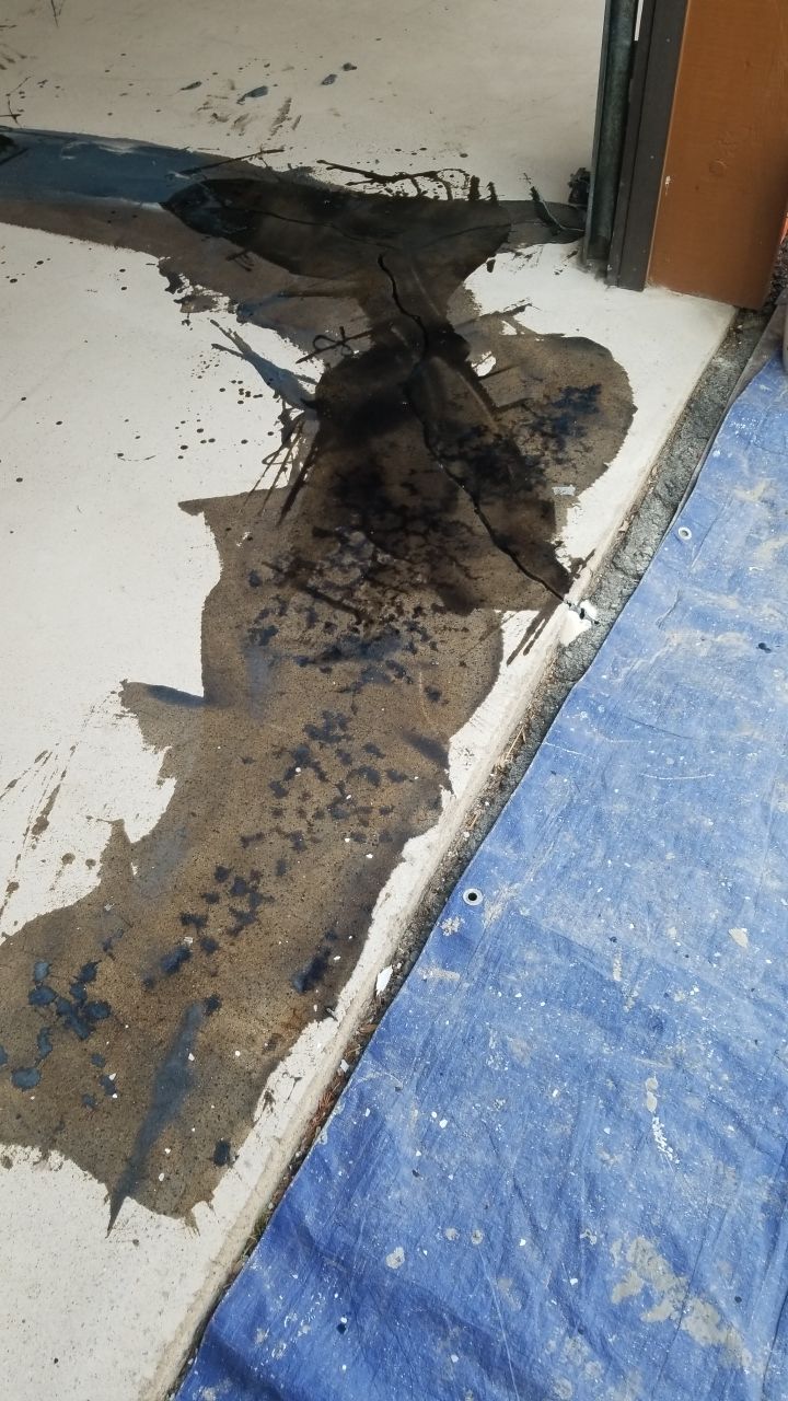 Garage Floor in Domino by Spectrum Painting, LLC