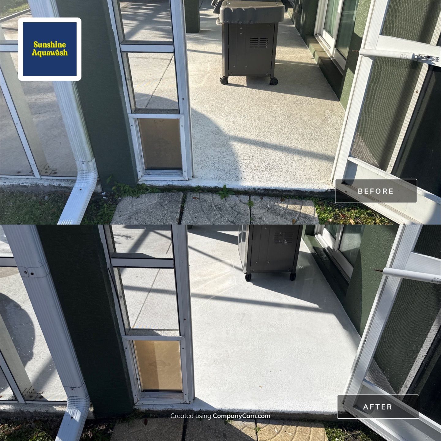 House Wash, Fascia Brightening & Patio Cleaning in Creekwood – Bradenton, FL by Sunshine AquaWash