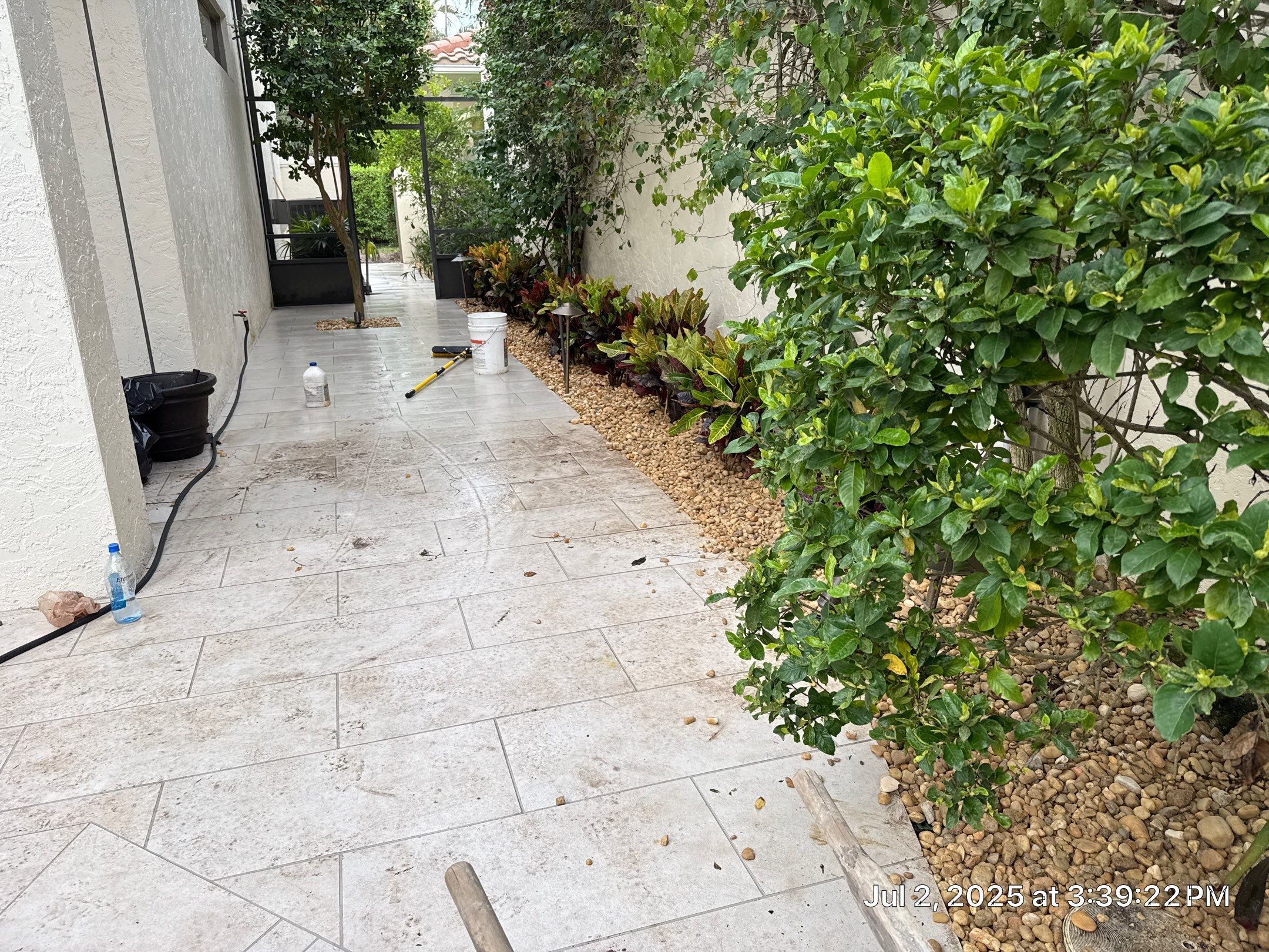 Pool Deck/Landscape/landscape lighting/pool coping/porcelain pavers/Pelican Marsh by Old Town Pavers Llc