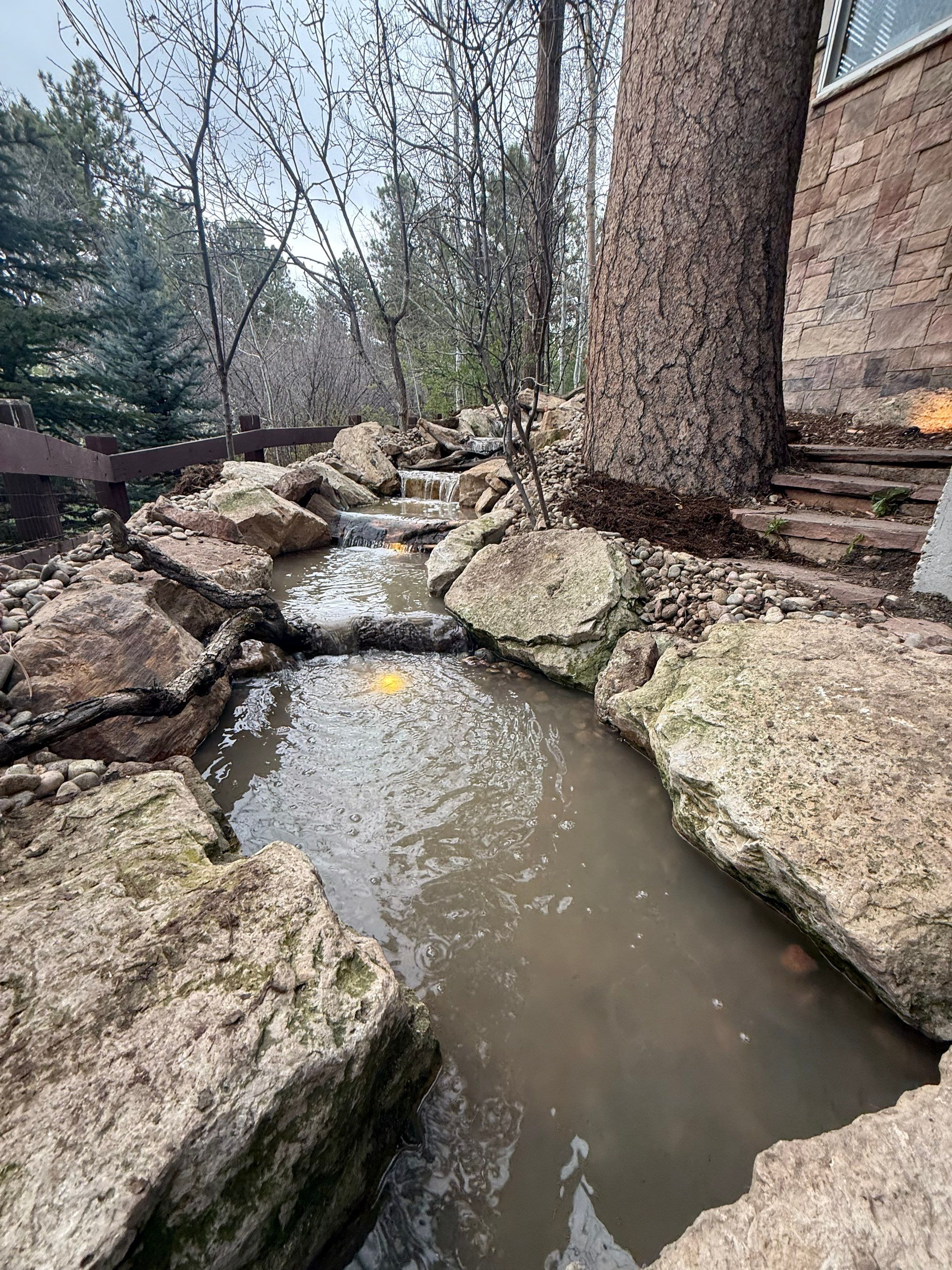 Pondless in Castle Pines by JRM landscape & design