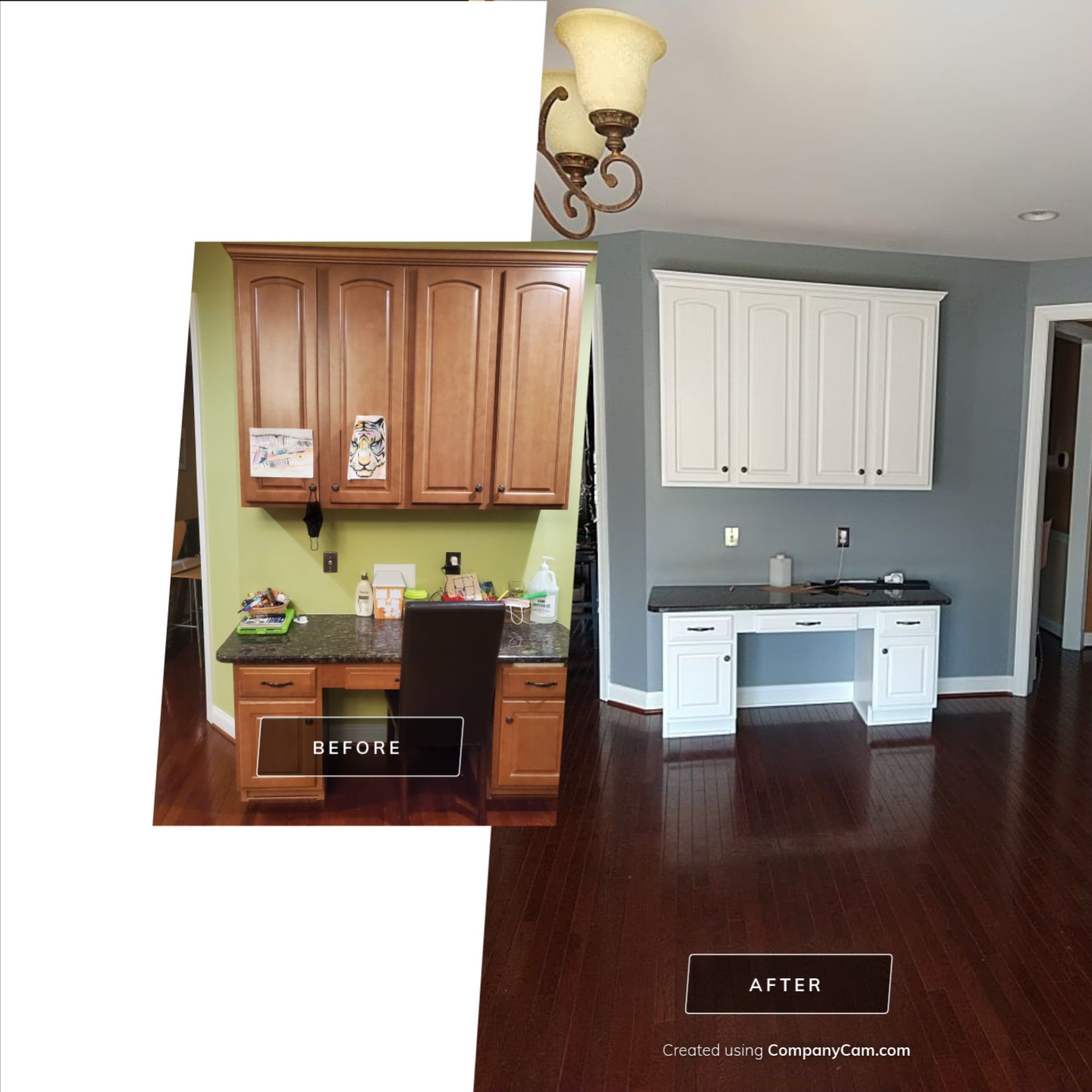 High End Kitchen Cabinet Painting by Ryan Amato Painting LLC and Lehigh Valley Epoxy