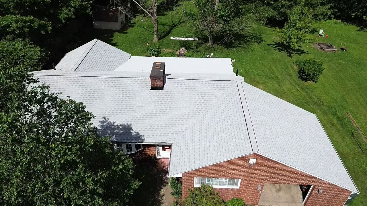 Atlas Pinnacle, Color, Oyster Shell, Drip Edge, Color, White by Eagle Eye Roofing