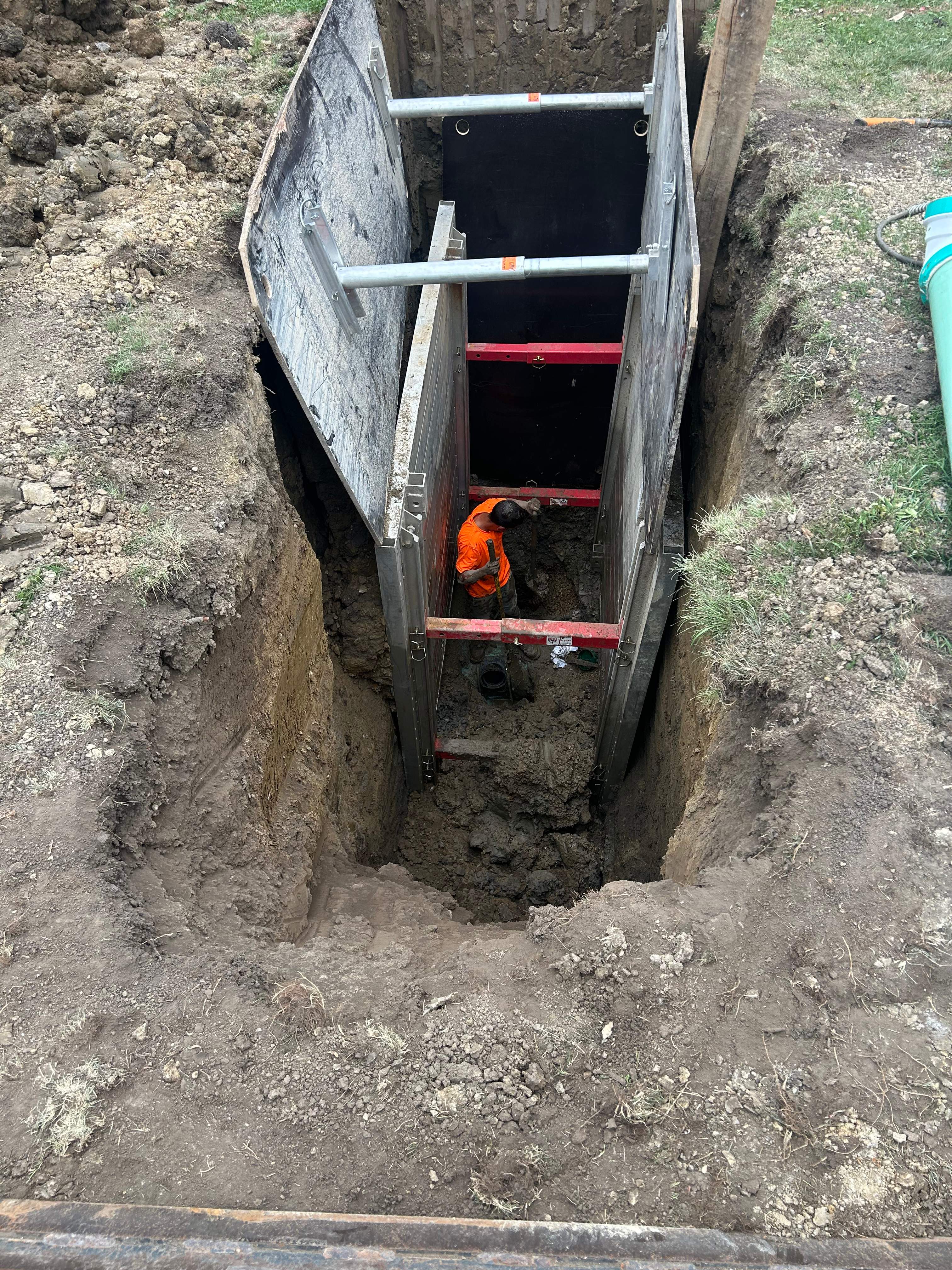 Re Routing of Sewer in Crawl Space by Allied Water Services