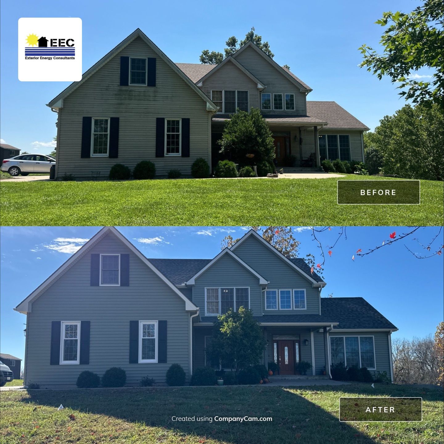 Comprehensive Residential Roof and Siding Replacement in Smithville Missouri by EEC Windows, Siding & Roofing