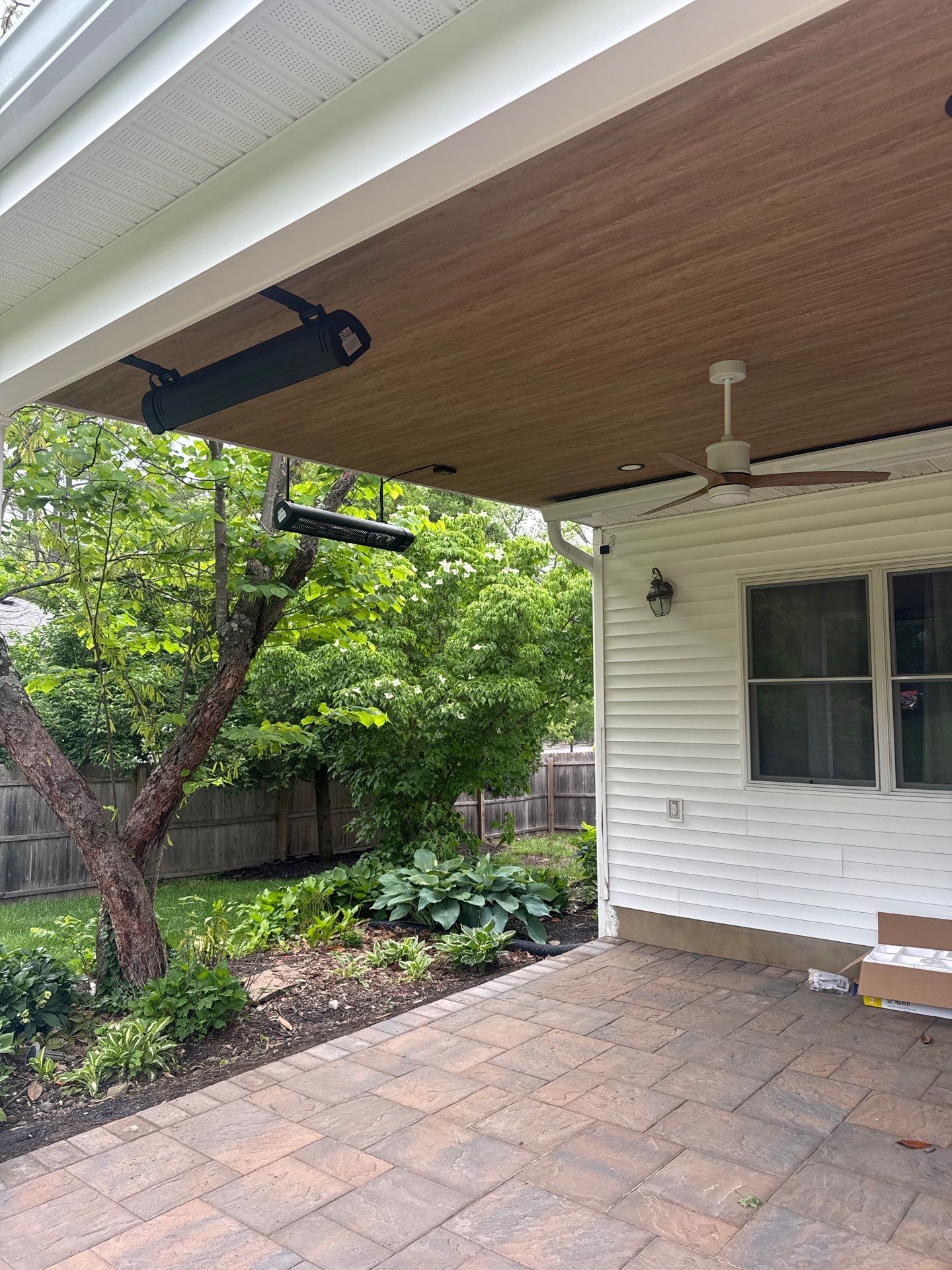 Deck Resurface with an add on roof in Princenton by deck guardian