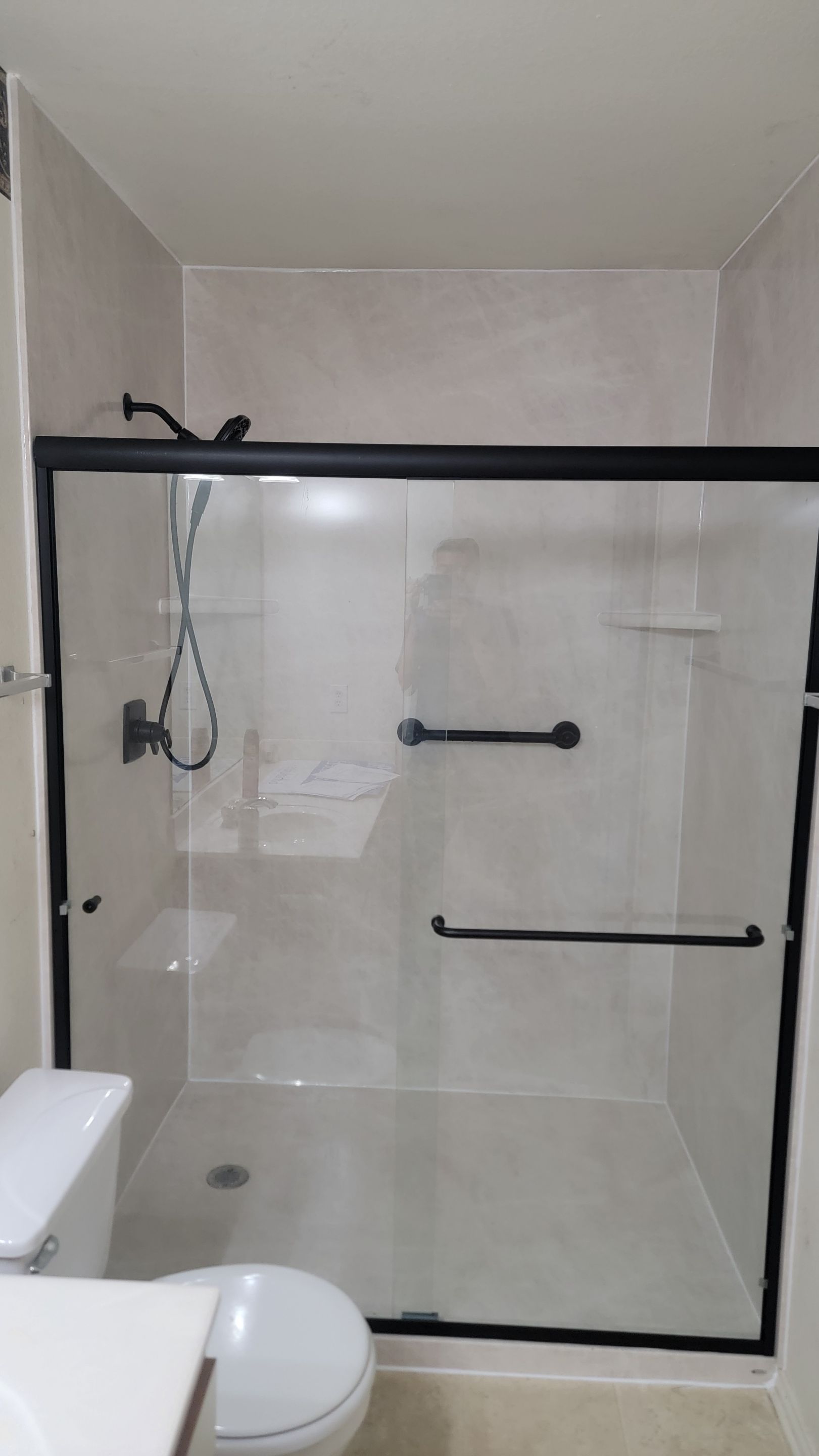 Tub to Walk-in Shower in Del Valle, 78617 by Lane Lauritsen - The Hill Country, Texas