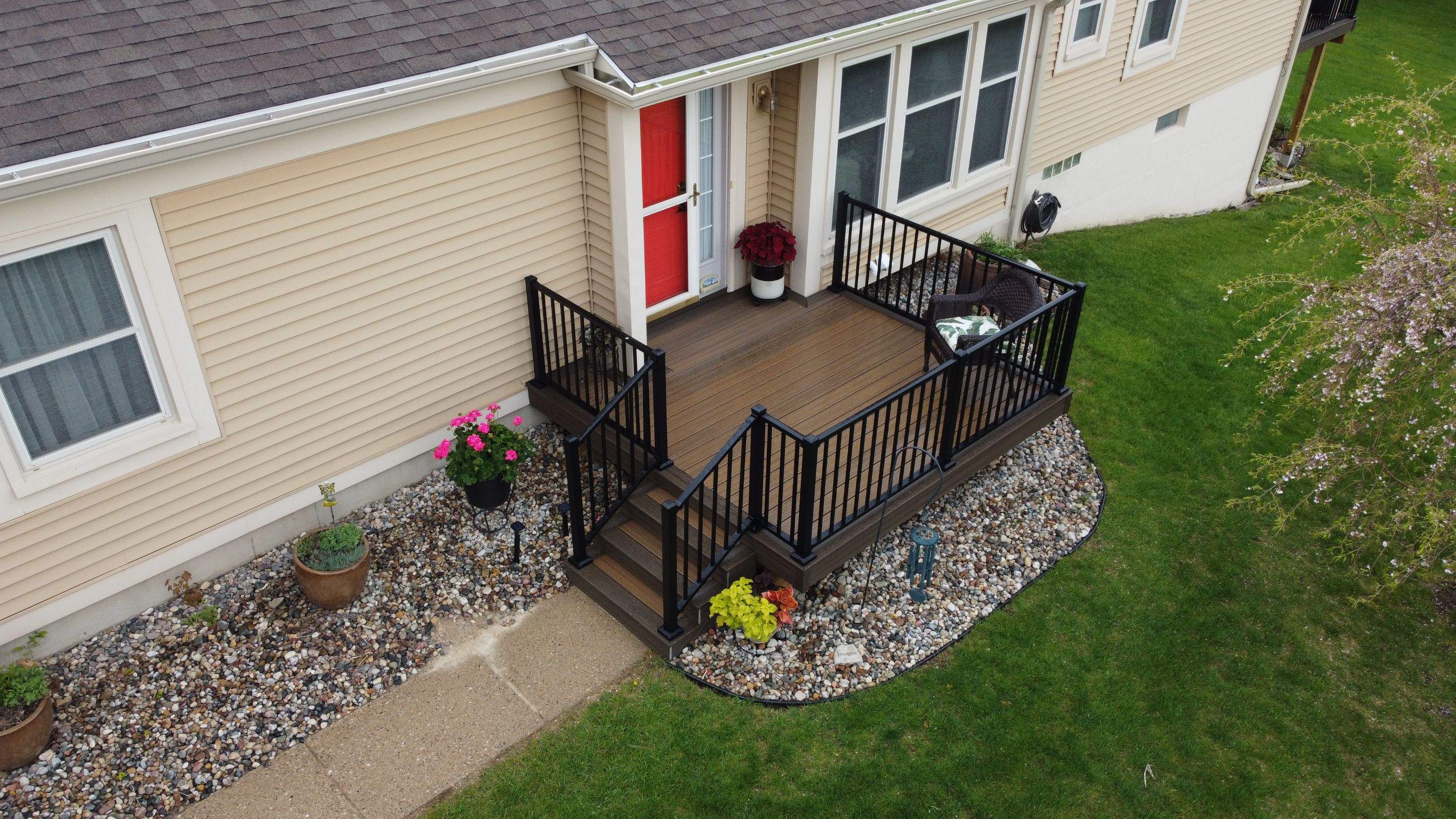 Trex Decks on a Condo by Acme Exteriors