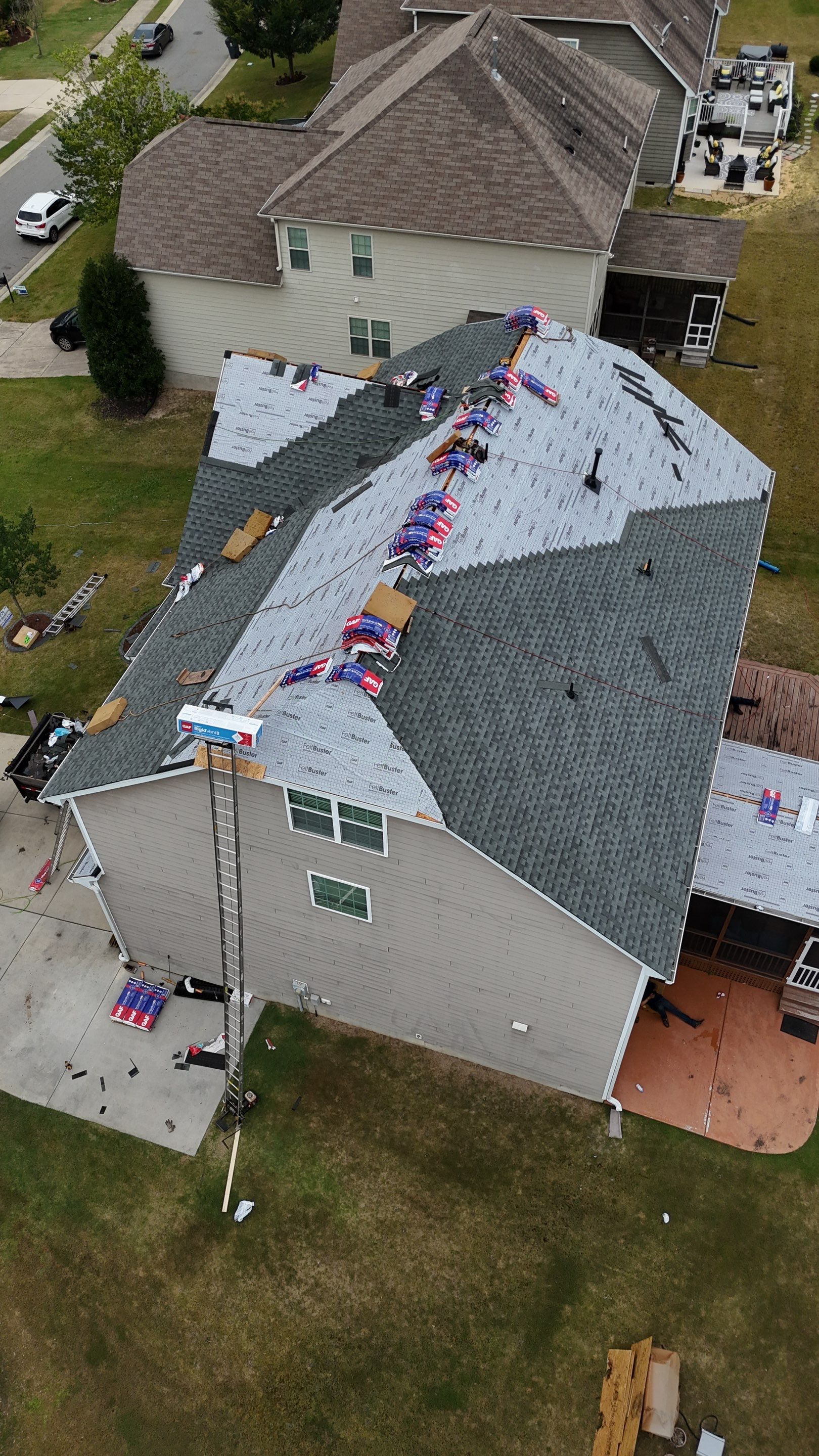 Roof Replacement - GAF Timberline HDZ Slate  by Pro Performance Roofing