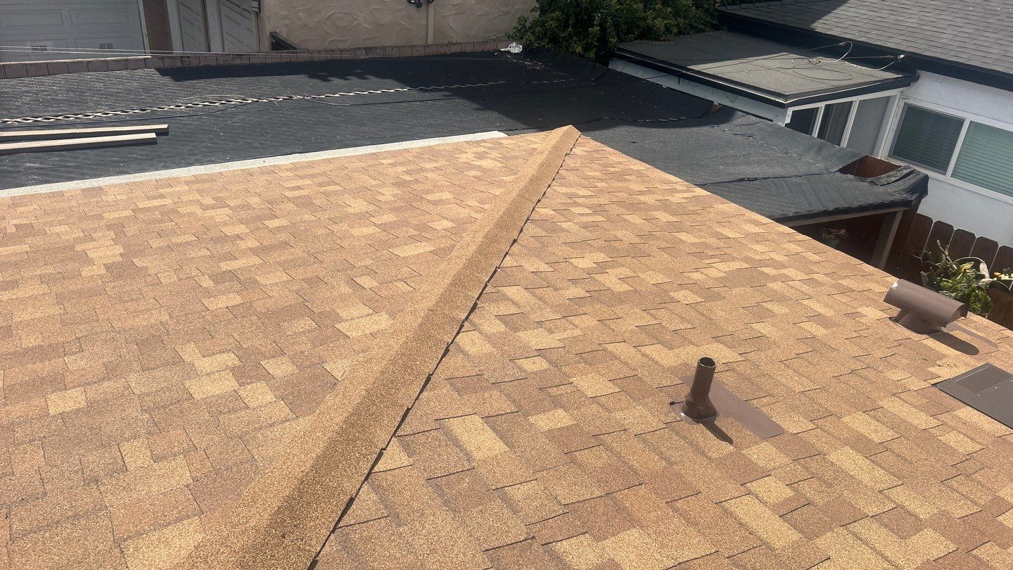 Full Asphalt Shingle Roof Replacement with Decking Repairs in San Diego by Reliable Roofing San Diego Inc.