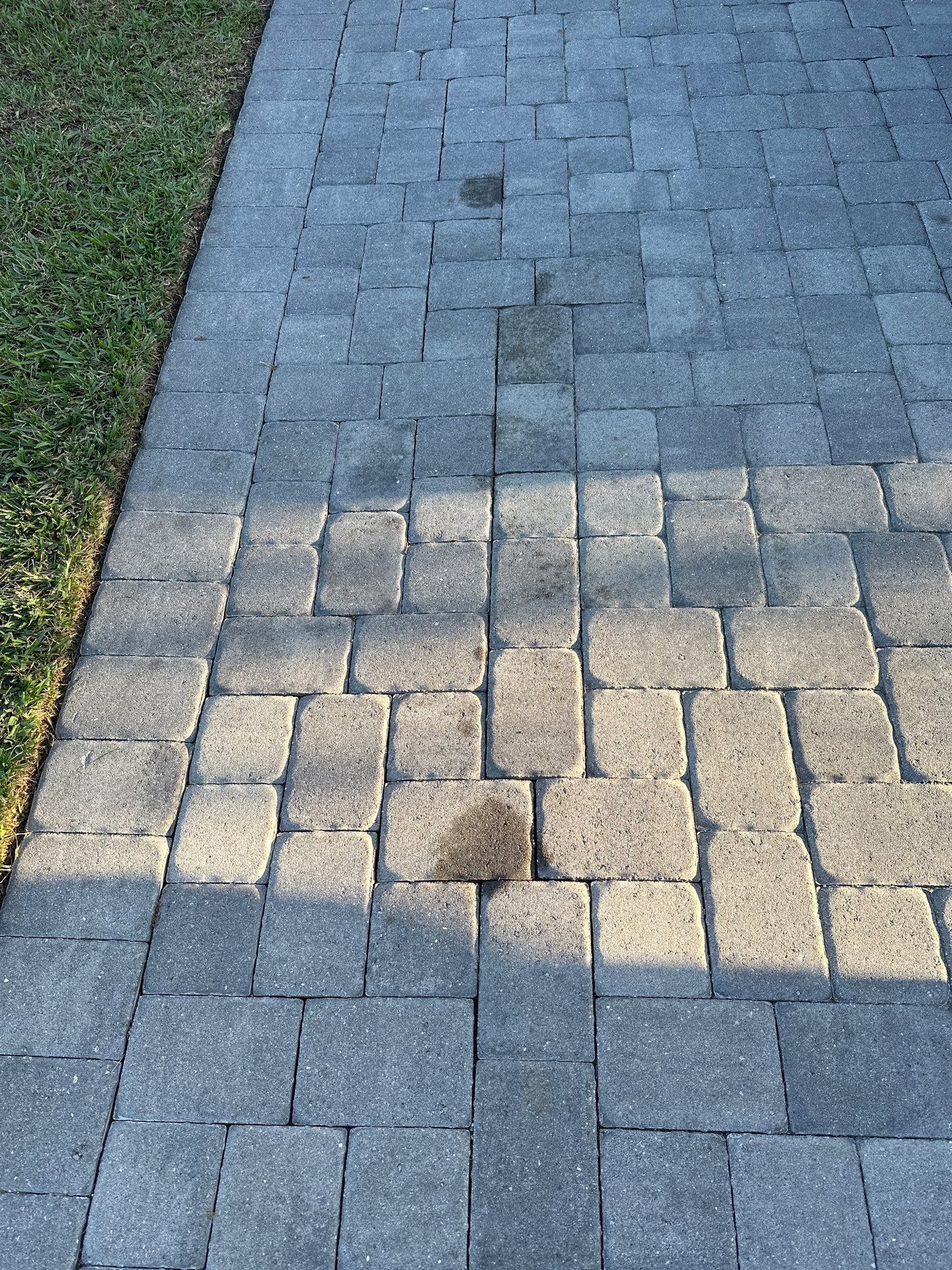 2-Story House Wash & Paver Driveway Cleaning in Trevesta Community, Palmetto, FL | Sunshine AquaWash by Sunshine AquaWash