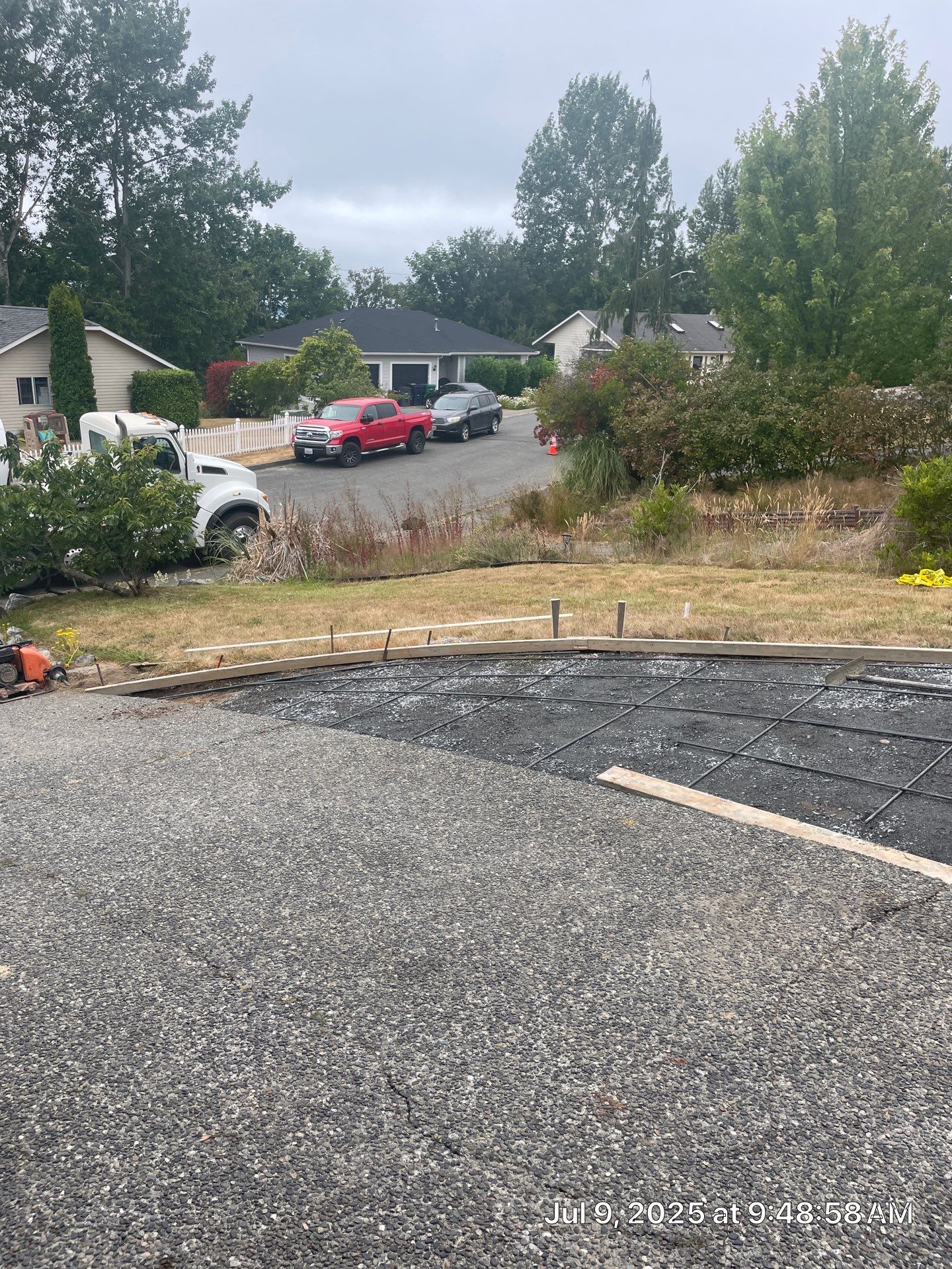 Concrete Back Patio Makeover  by Jireh Asphalt & Concrete Inc 