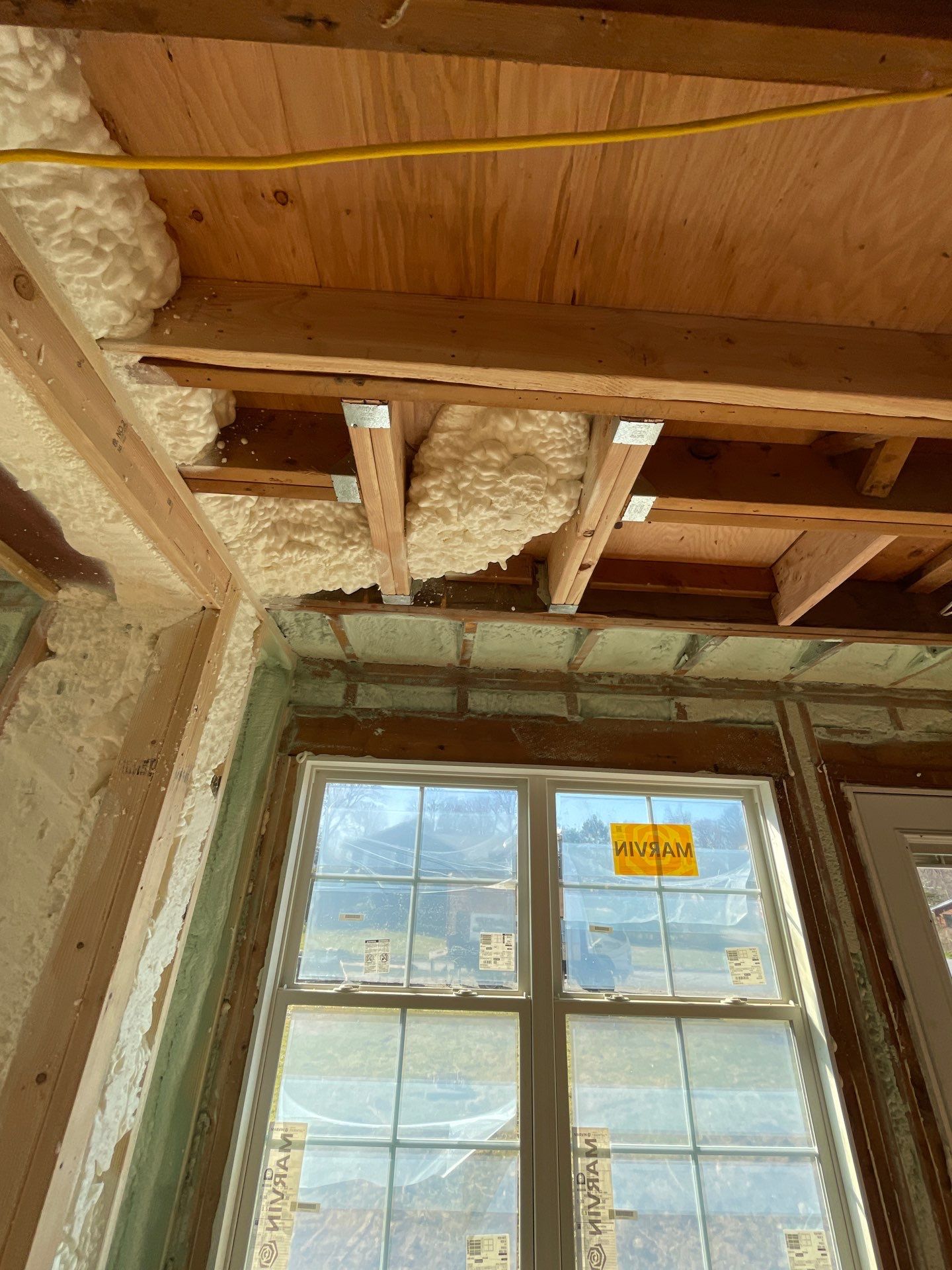 Basement Exterior Walls using Closed Cell Spray Foam by NYS Foam & Energy