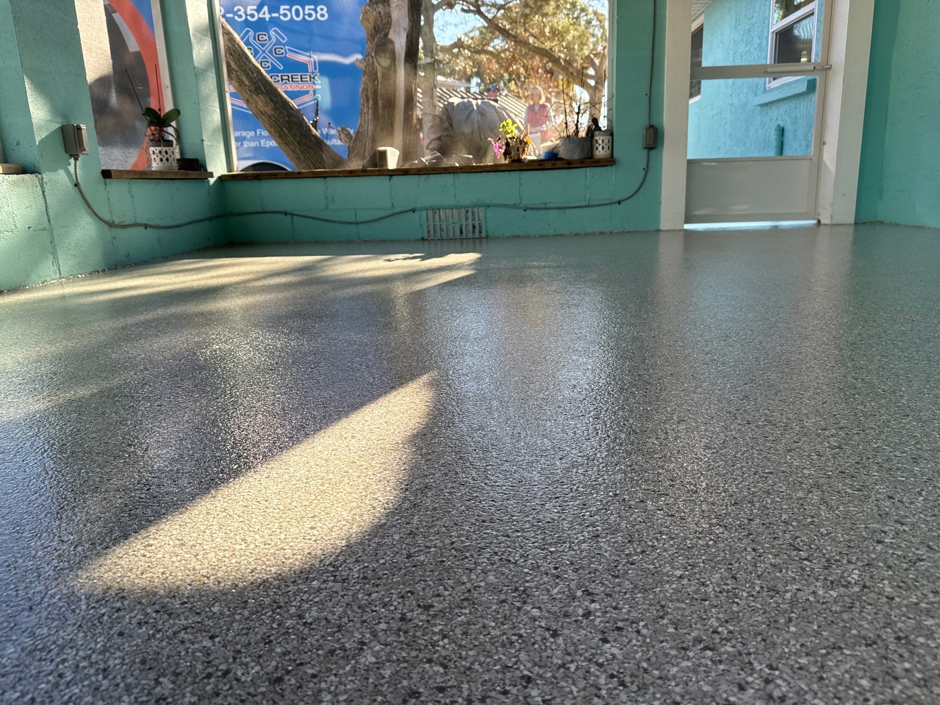 Interior  in Cedar Key, FL in Mount Everest by Cross Creek Concrete Coatings