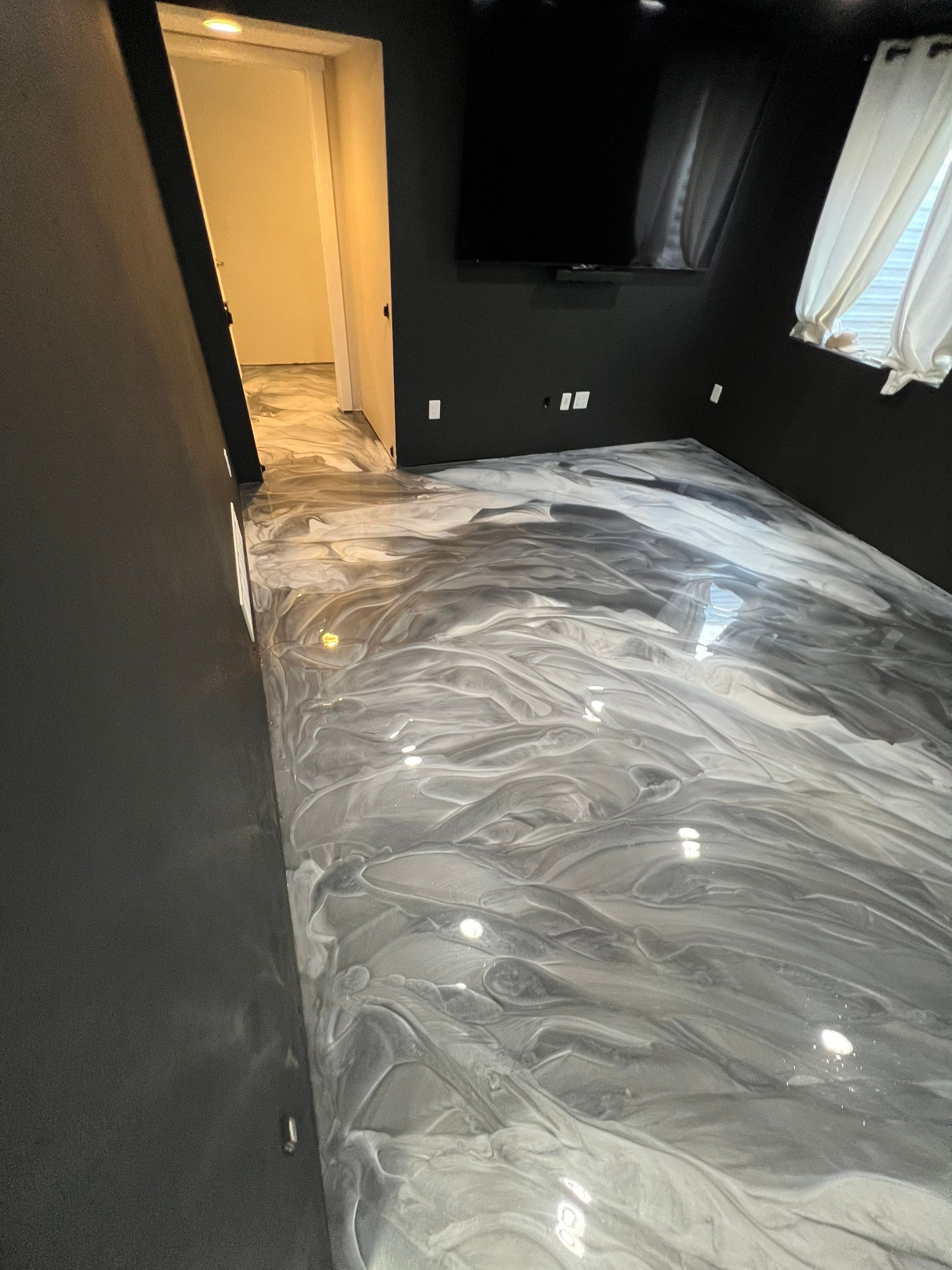Marble Flooring by Cutting edge painting 