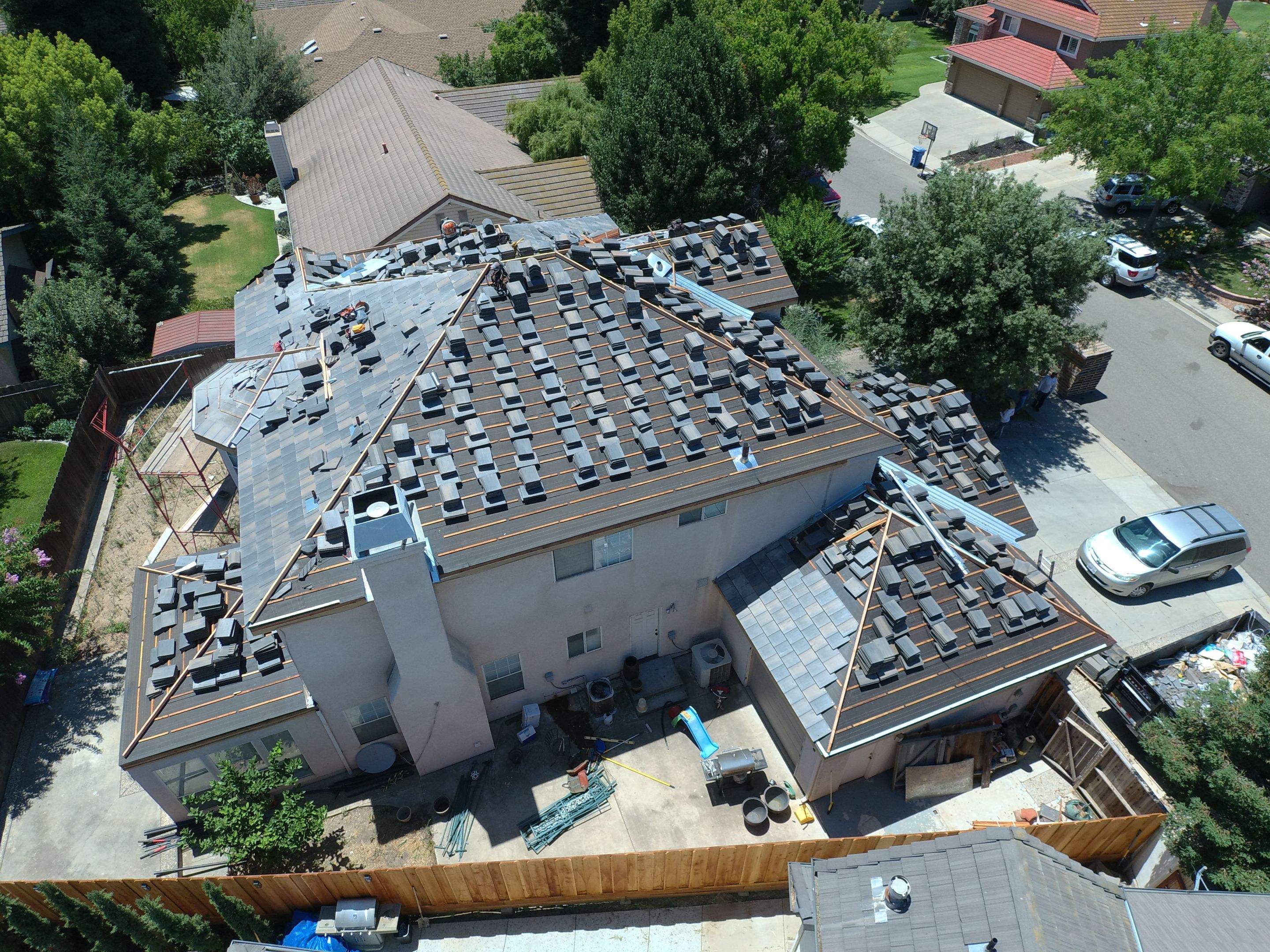 New tile project using Monier roof tile by Straight Edge Roofing Inc