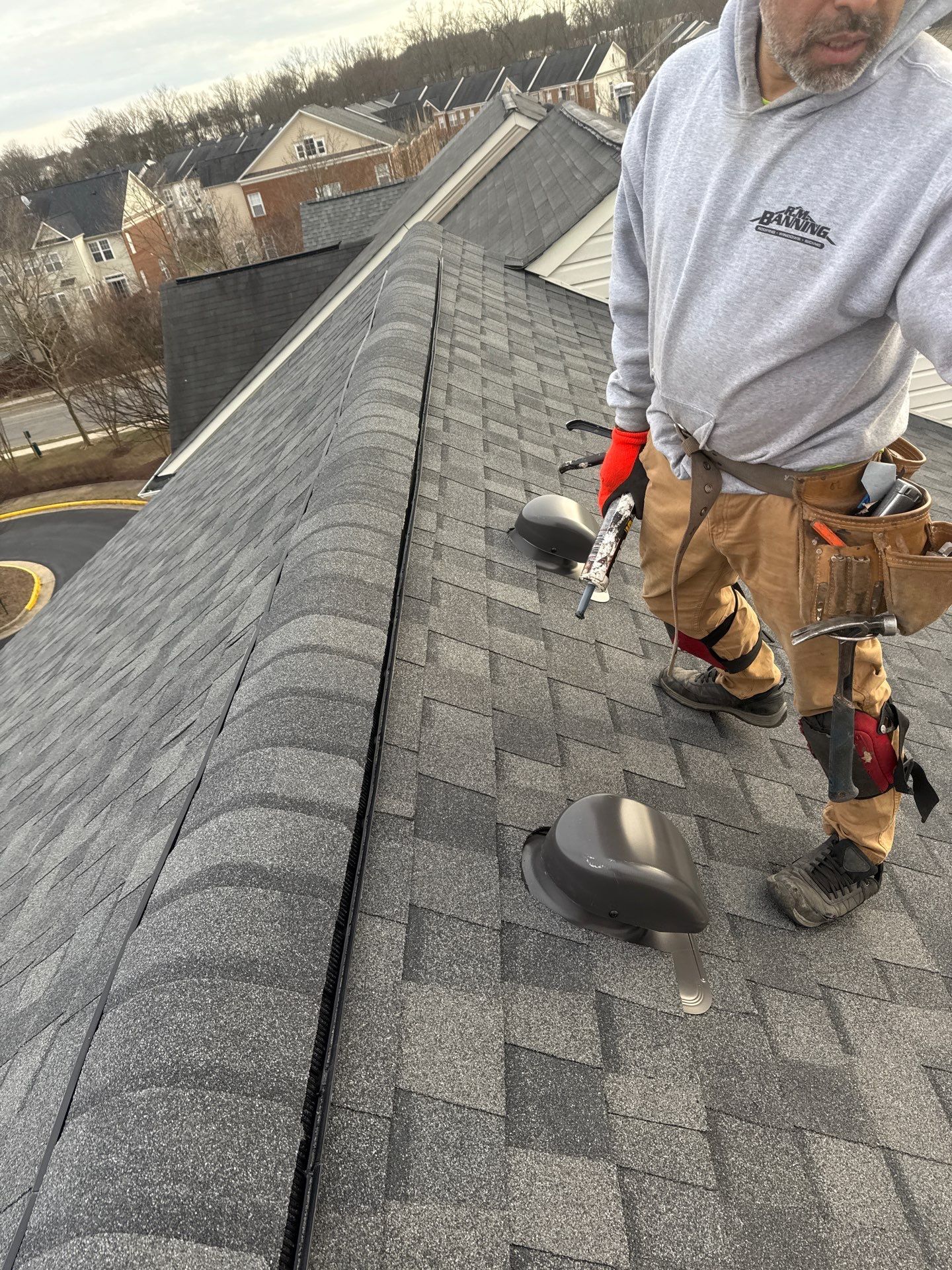 Broadlands: Residential Roof Replacement with CertainTeed Landmark Pro in Max Def Pewterwood by RM Banning, Inc.