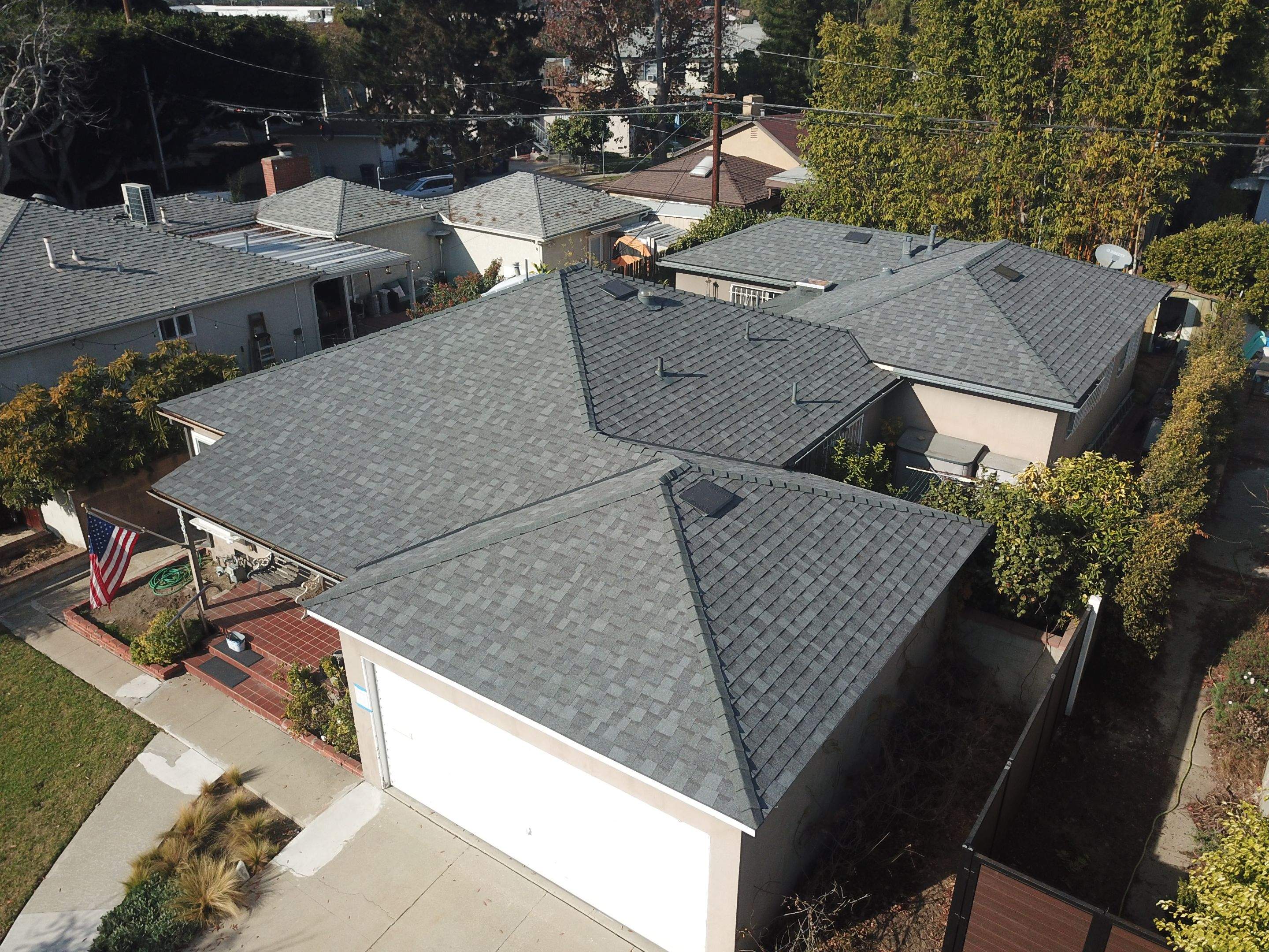 Residential Roofing Installation using Owens Corning Duration Cool Shingles by Hull Brothers Roofing