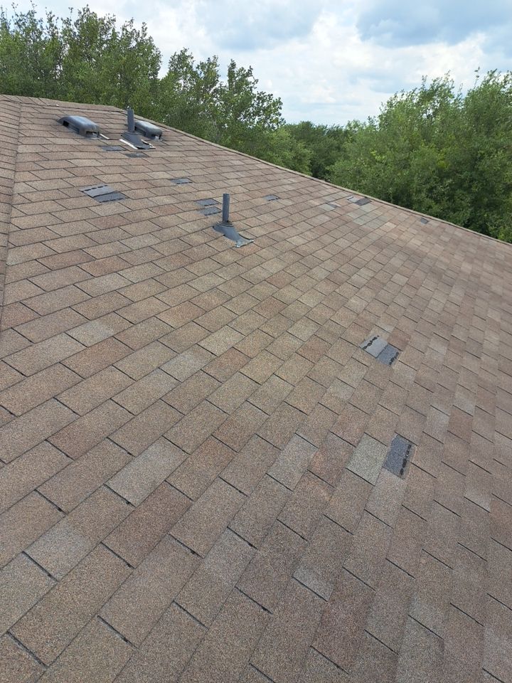 Reroof w/ window repairs by Heaven Sent Roofing, LLC 