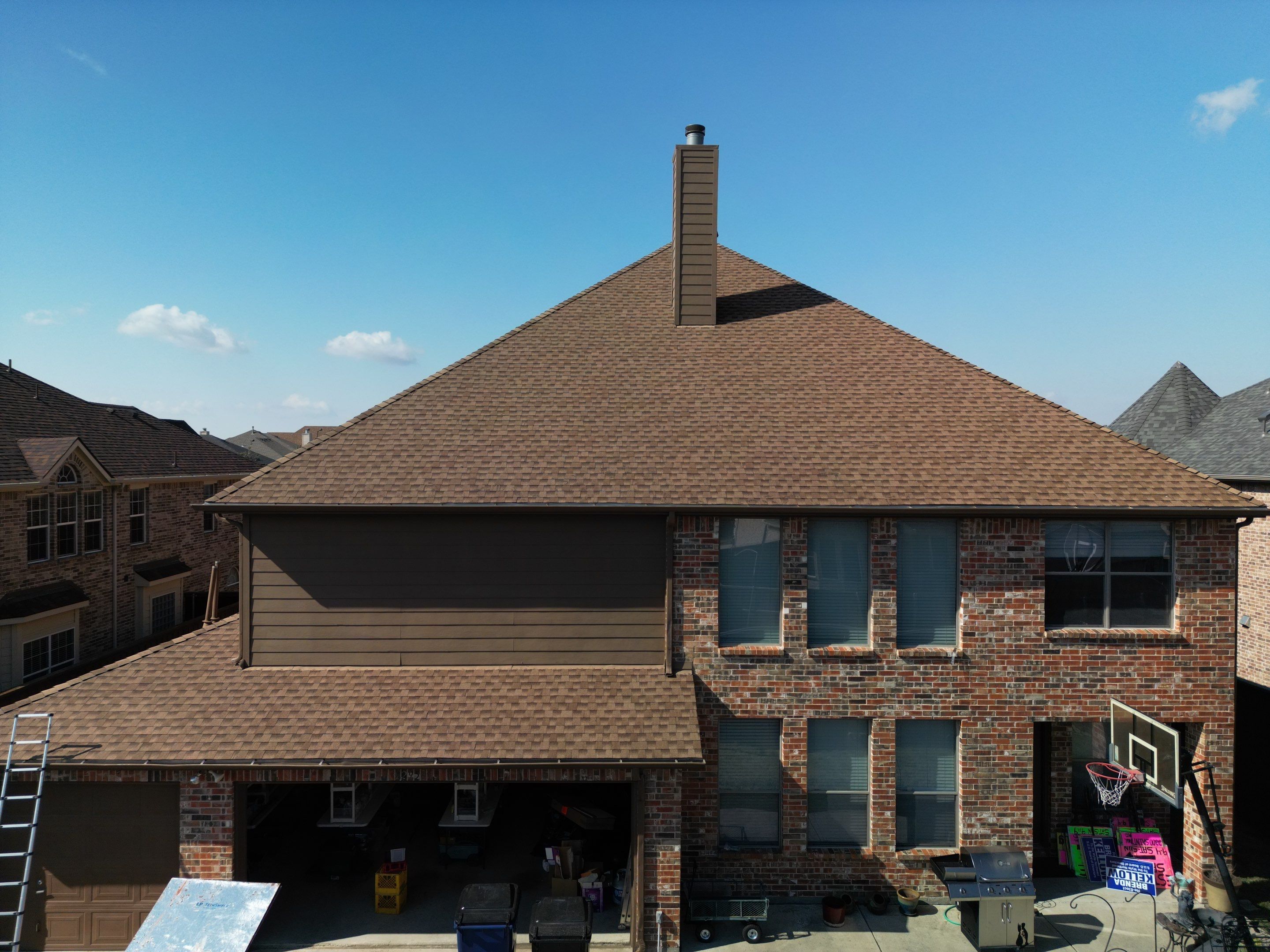 Storm Roof Damage Replacement in Frisco by First United Roofing & Construction