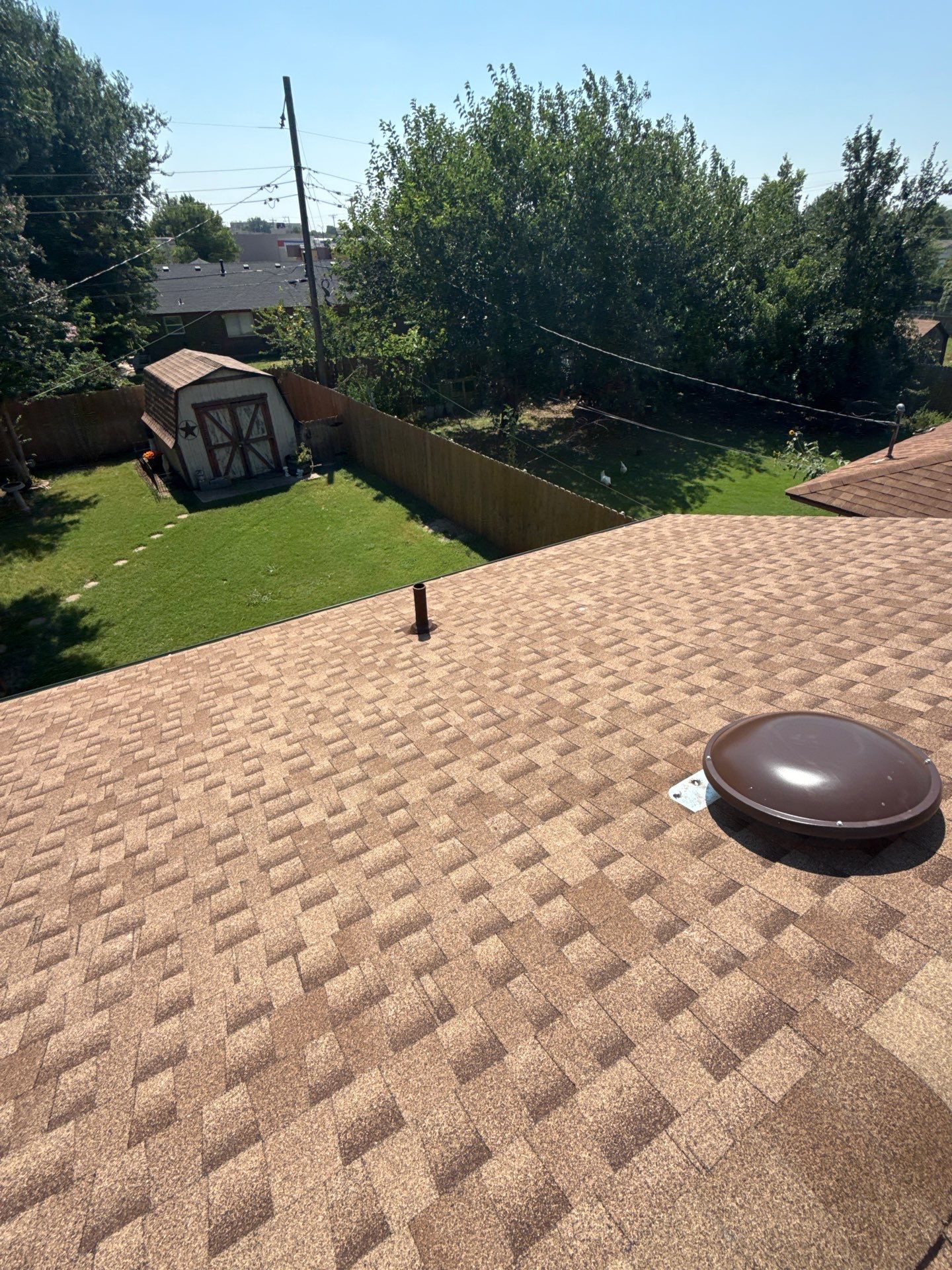 roof replacement in Moore by McCann's Roofing and Construction