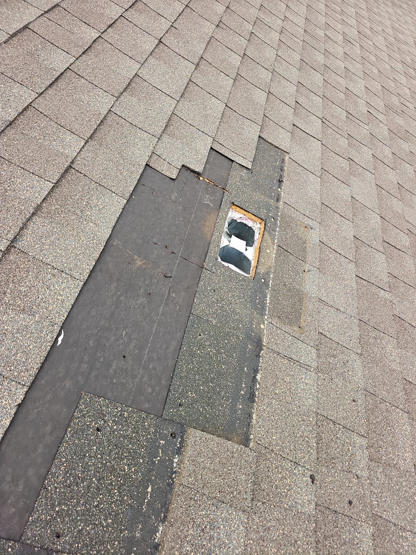 Roof Repair - Ridge Vent, Vent Flashing Boot, and Slate Vent Replacement by Winchester Roofing