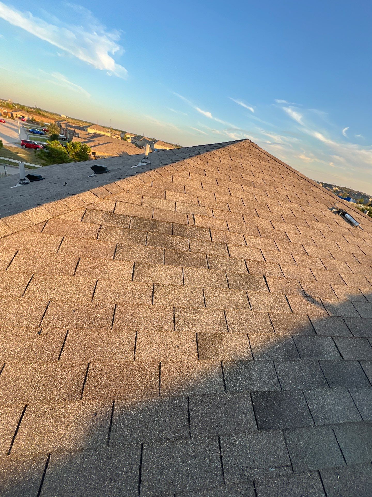 Hail Damage using Owen's Corning Duration (Lifetime) Shingles by Roof Repair Company