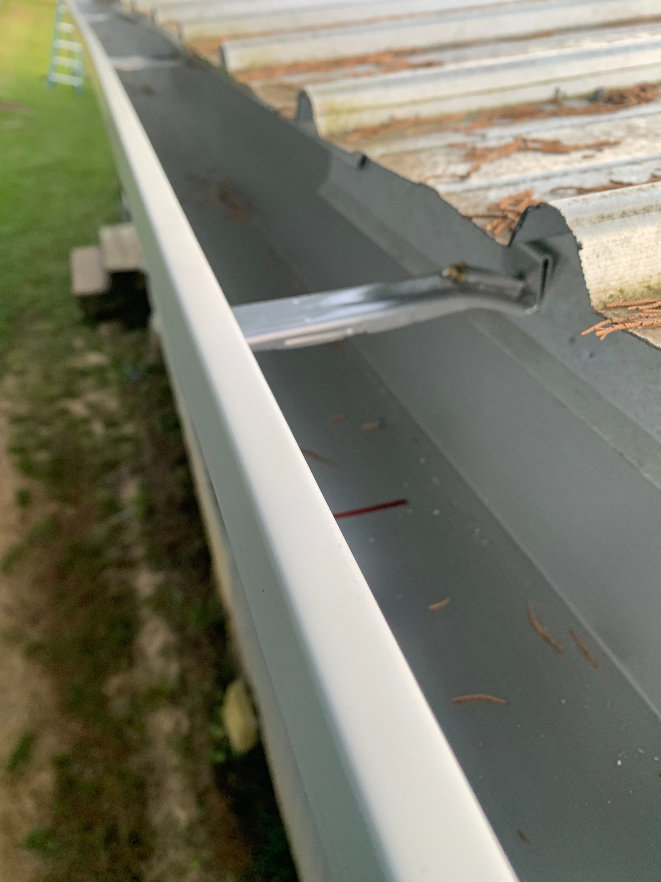 Gutter Installation using K-Style Seamless Gutters by Gutter Professors