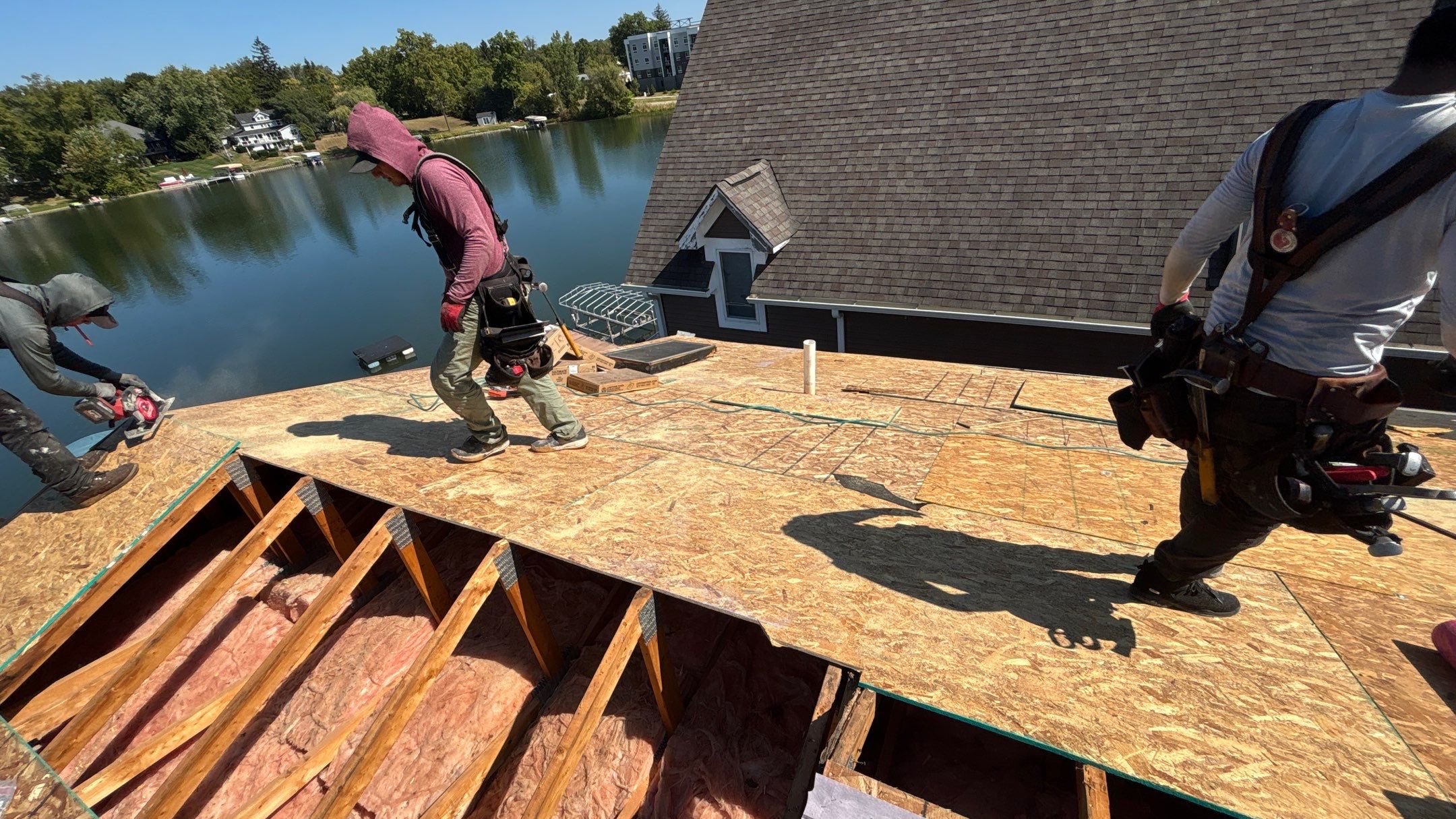 Roof Replacement using Owens Corning Onyx Black by 180 Contractors