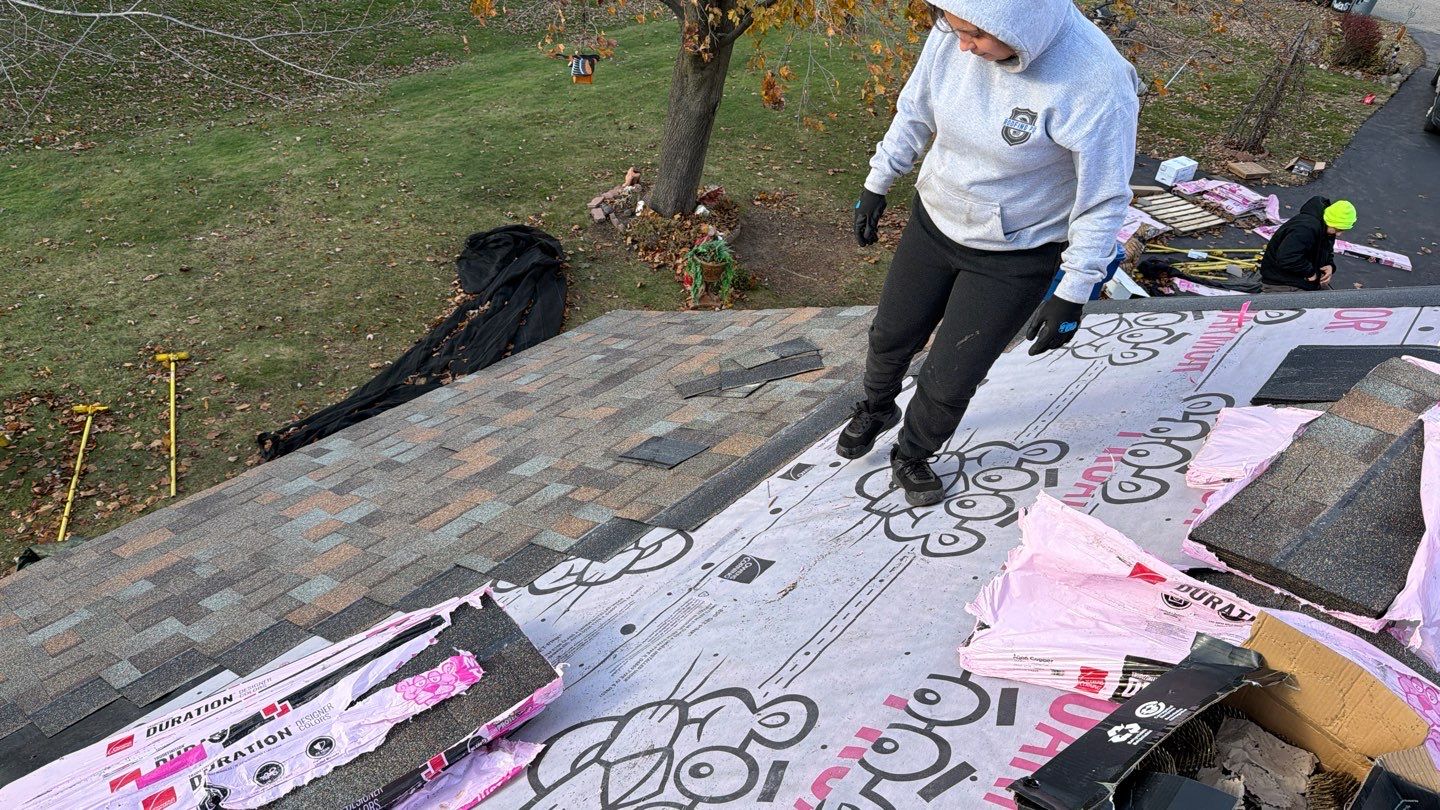 Roof Replacement using Owens Corning Aged Copper by 180 Contractors