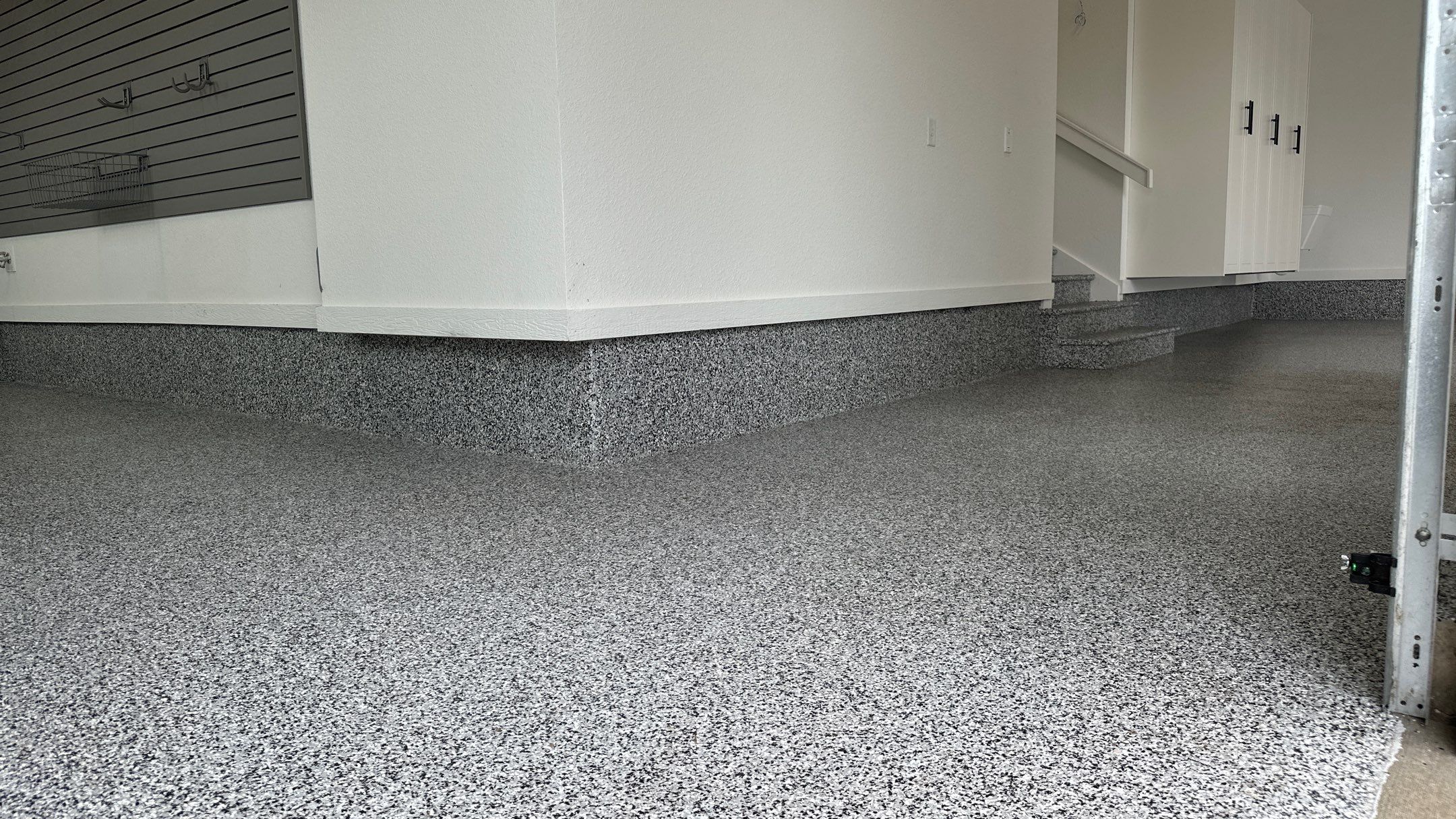 Mike & Pam transformed their garage with a Banner Garage Floor and Cabinets by Banner Garage