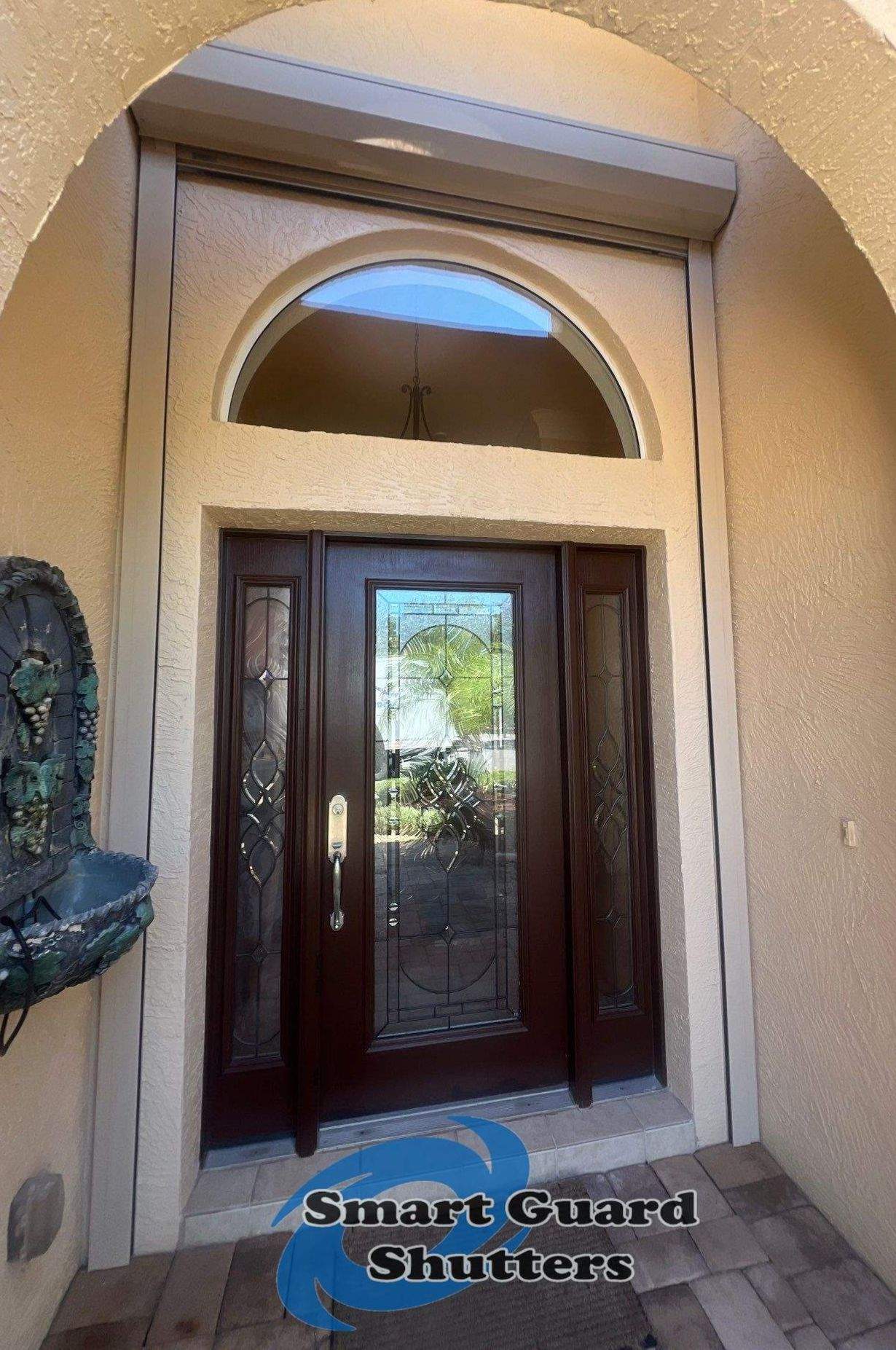 Rolling Shutter in Beige  by Smart Guard Shutters