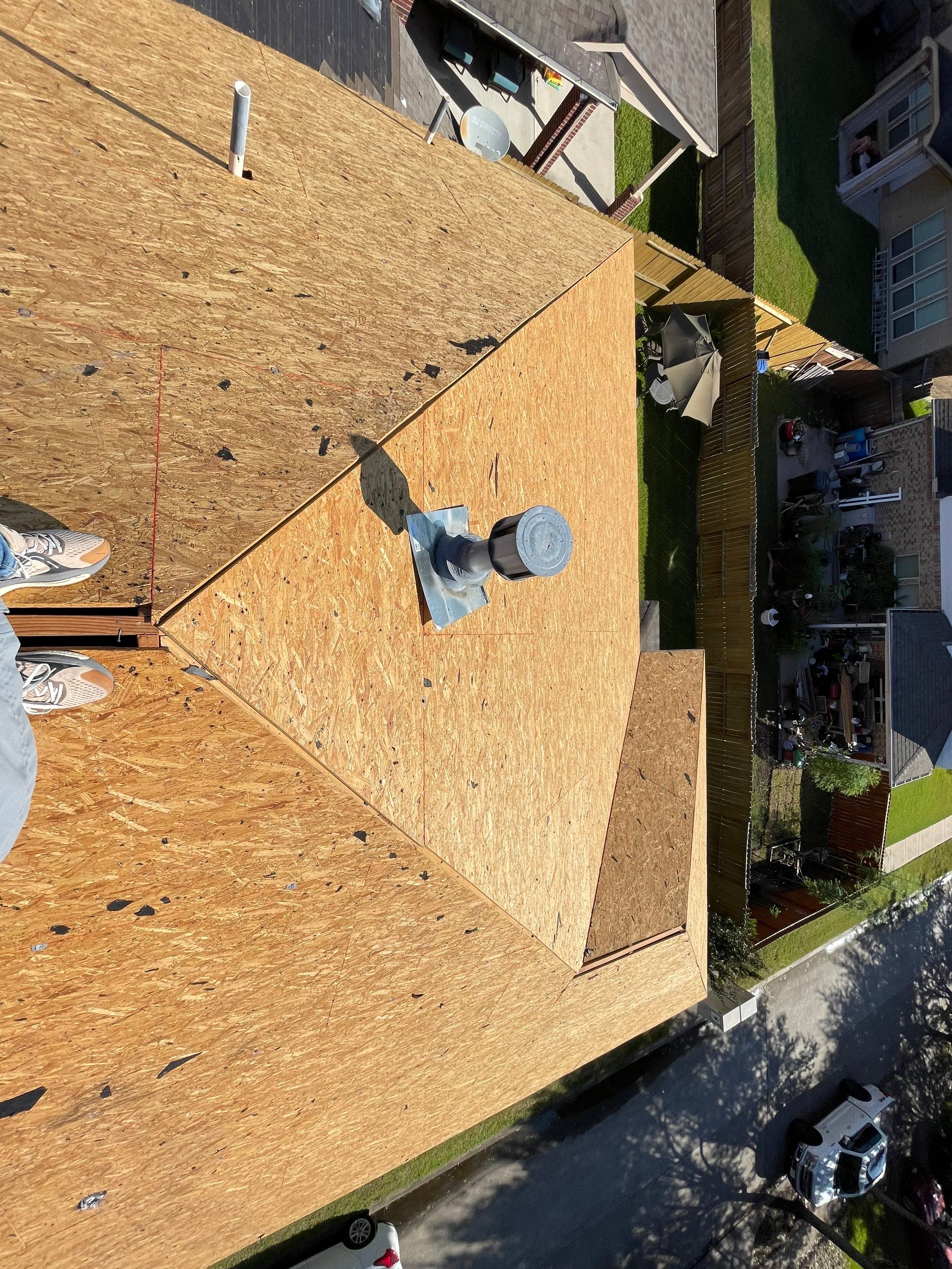 Residential Roofing Installation using Atlas Pinnacle® Pristine Shingles Weatherwood Color by CAP Roofing and Construction LLC