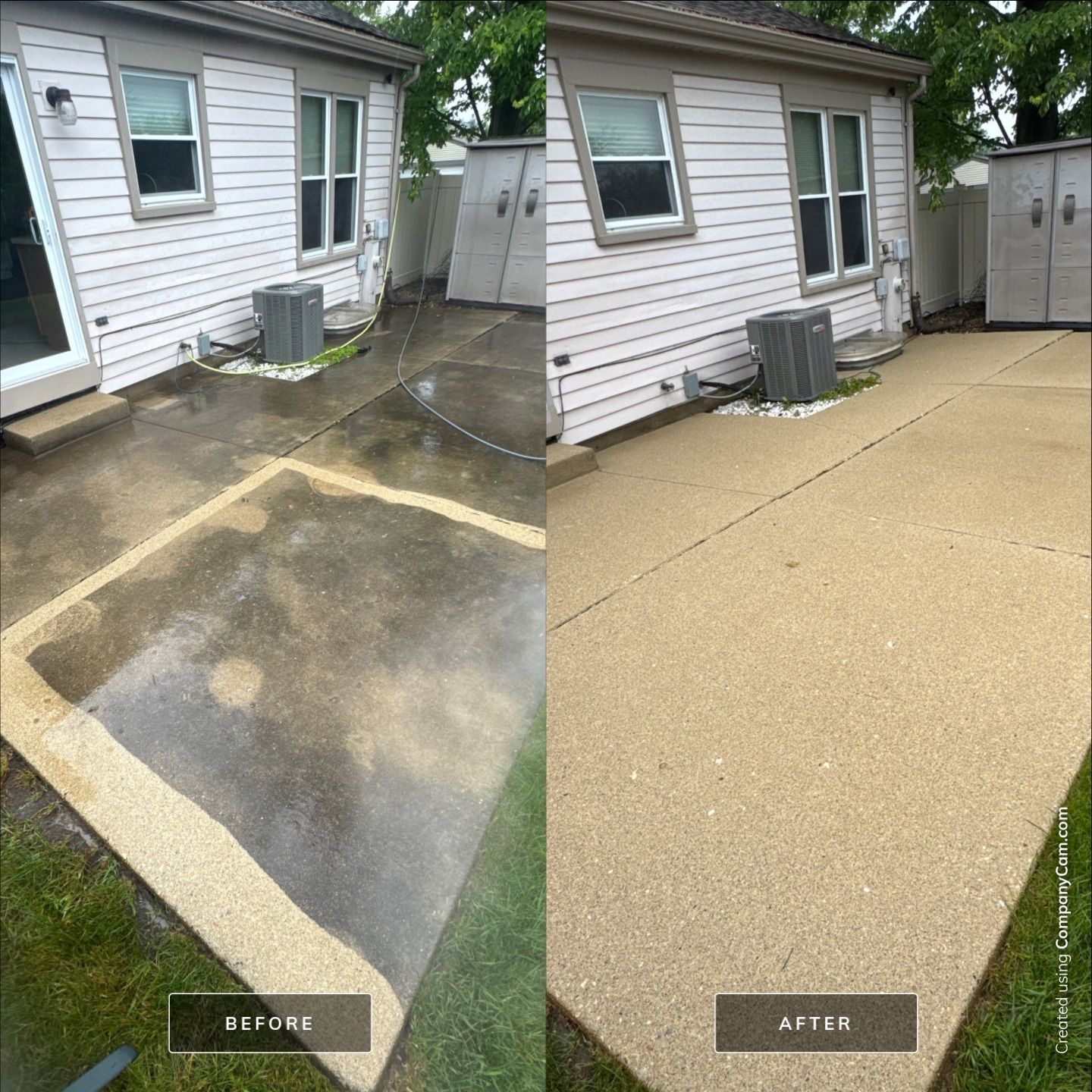 Project in Roselle by Simmons Power & Soft Washing