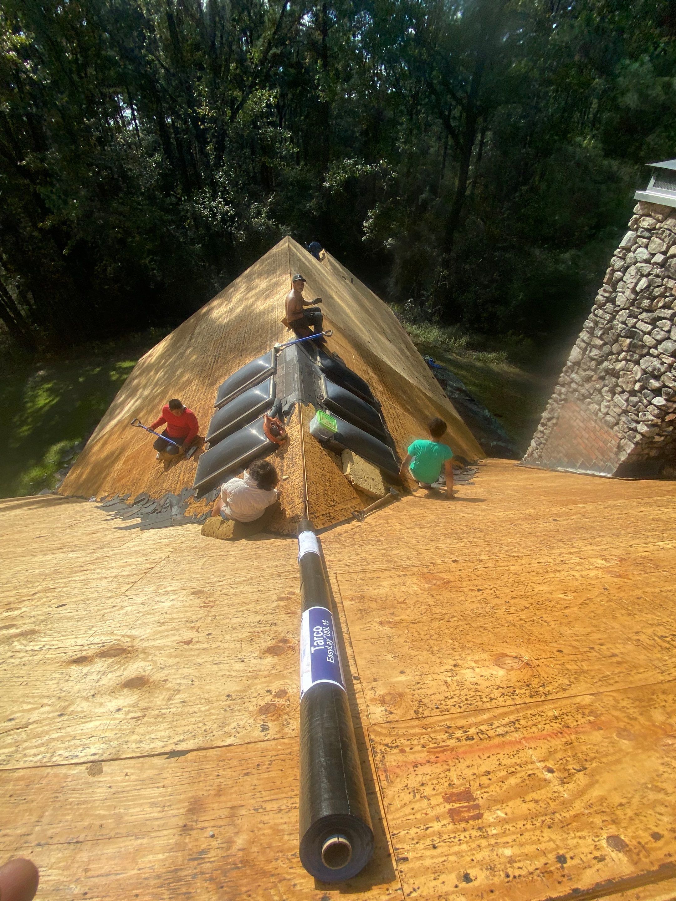 Residential Roofing Repair using Malarkey Highlander: Natural Wood by Hostetler Roofing