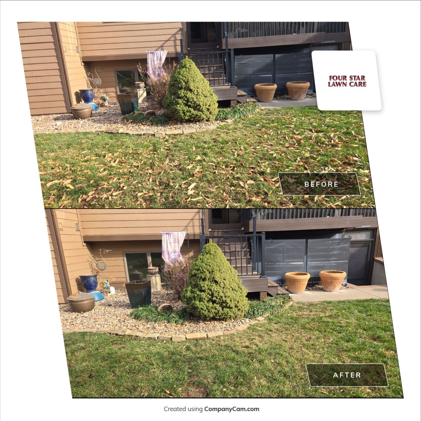 Project in Wichita by Four Star Lawn Care